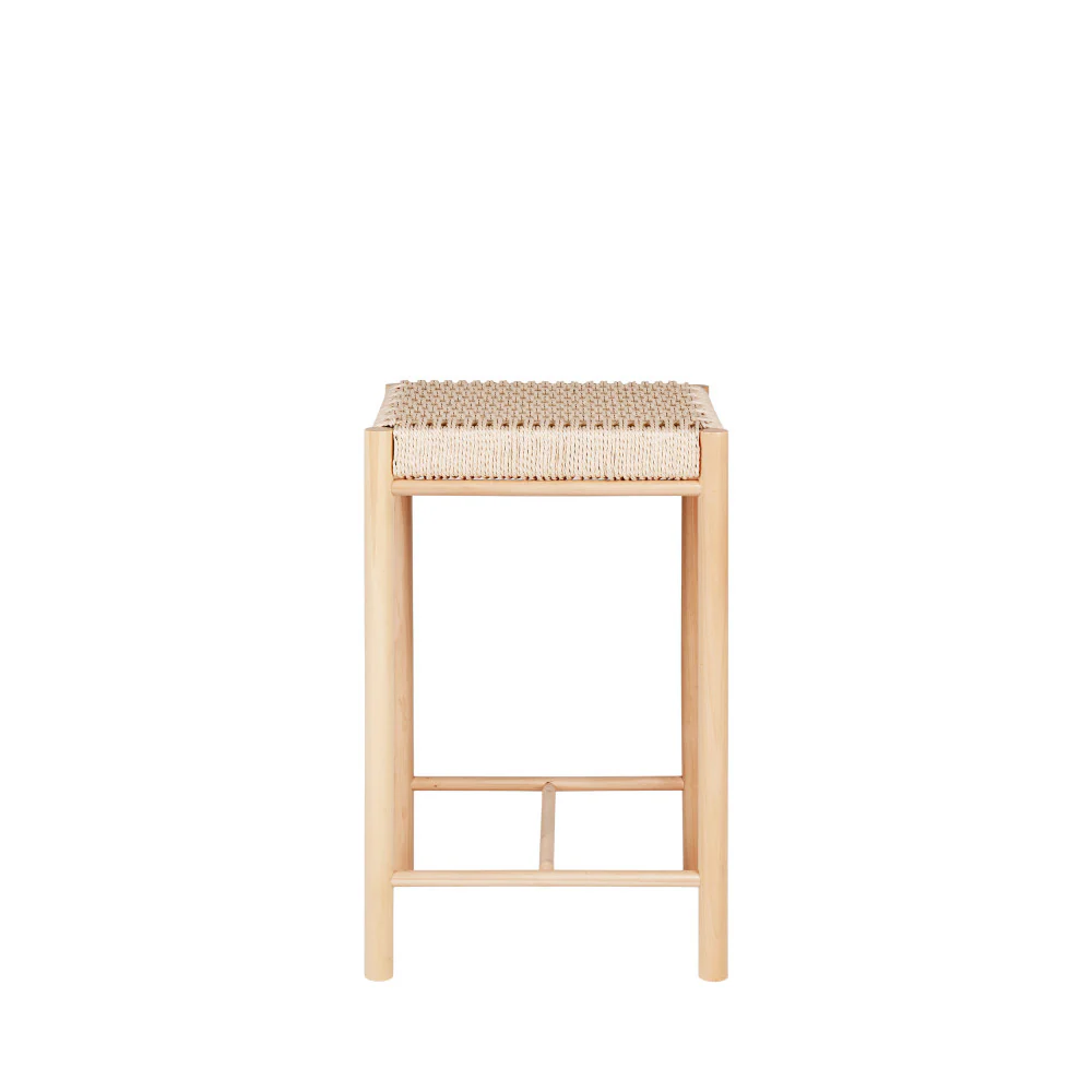 Abano - Tabouret De Bar Et Corde - Bois - Naturel - Image 4