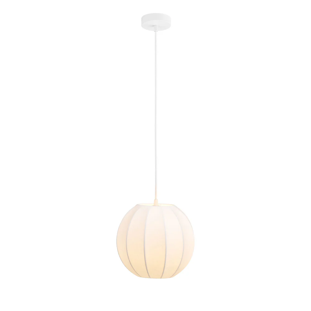 Conventry - Suspension Ronde En Soie - Blanc - Image 3