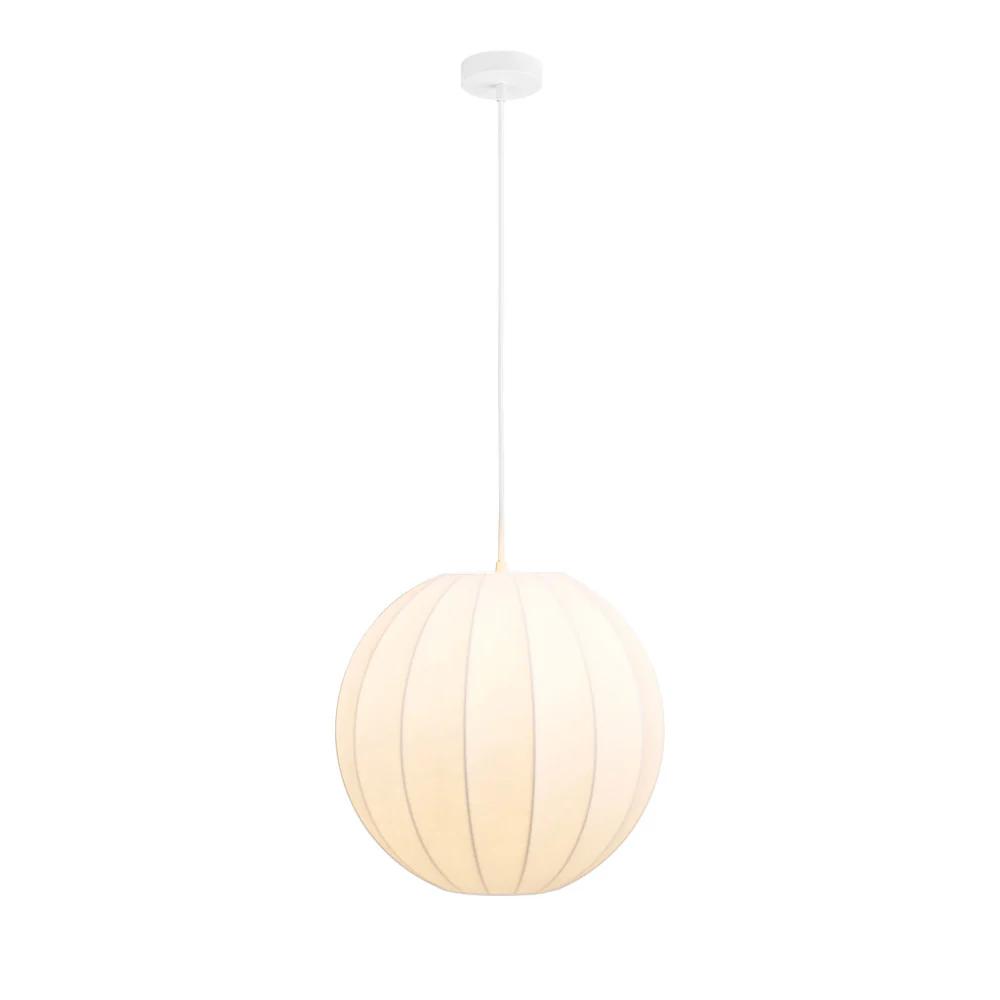 Conventry - Suspension Ronde En Soie - Blanc - Image 3