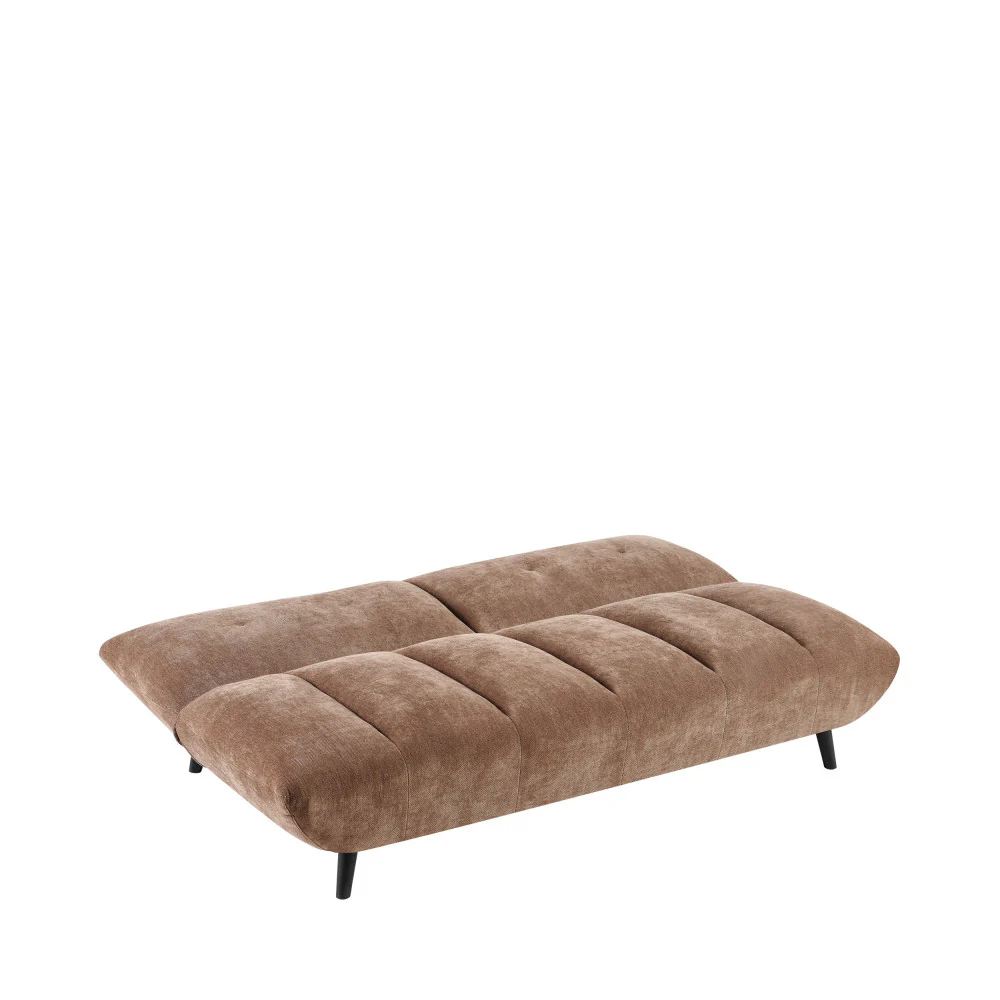Peco - Canapé Convertible 3 Places - Tissu Chenille - Marron - Image 8