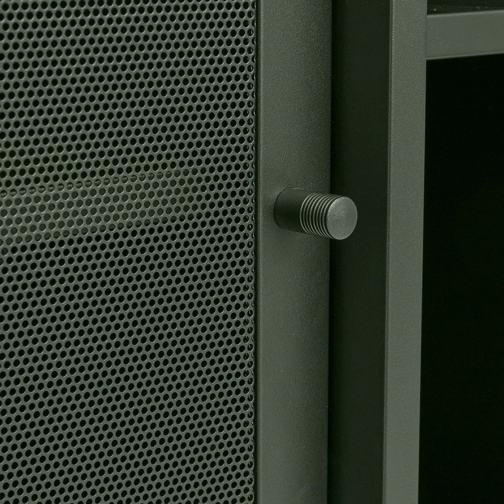 Kiso - Buffet 2 Portes, 2 Niches - Métal - Vert olive - Image 8