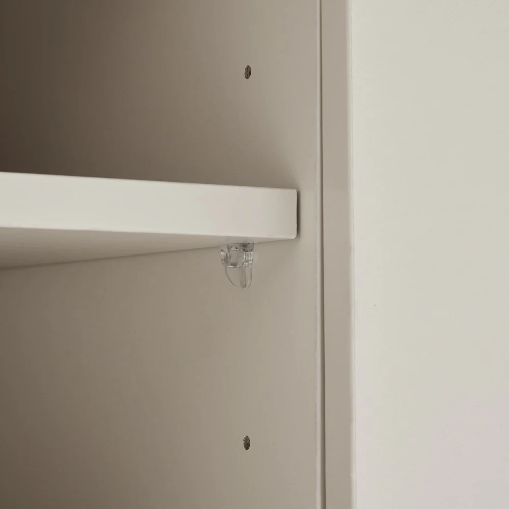 Stanley - Meuble TV 2 Portes Et Métal - Bois - Beige - Image 11