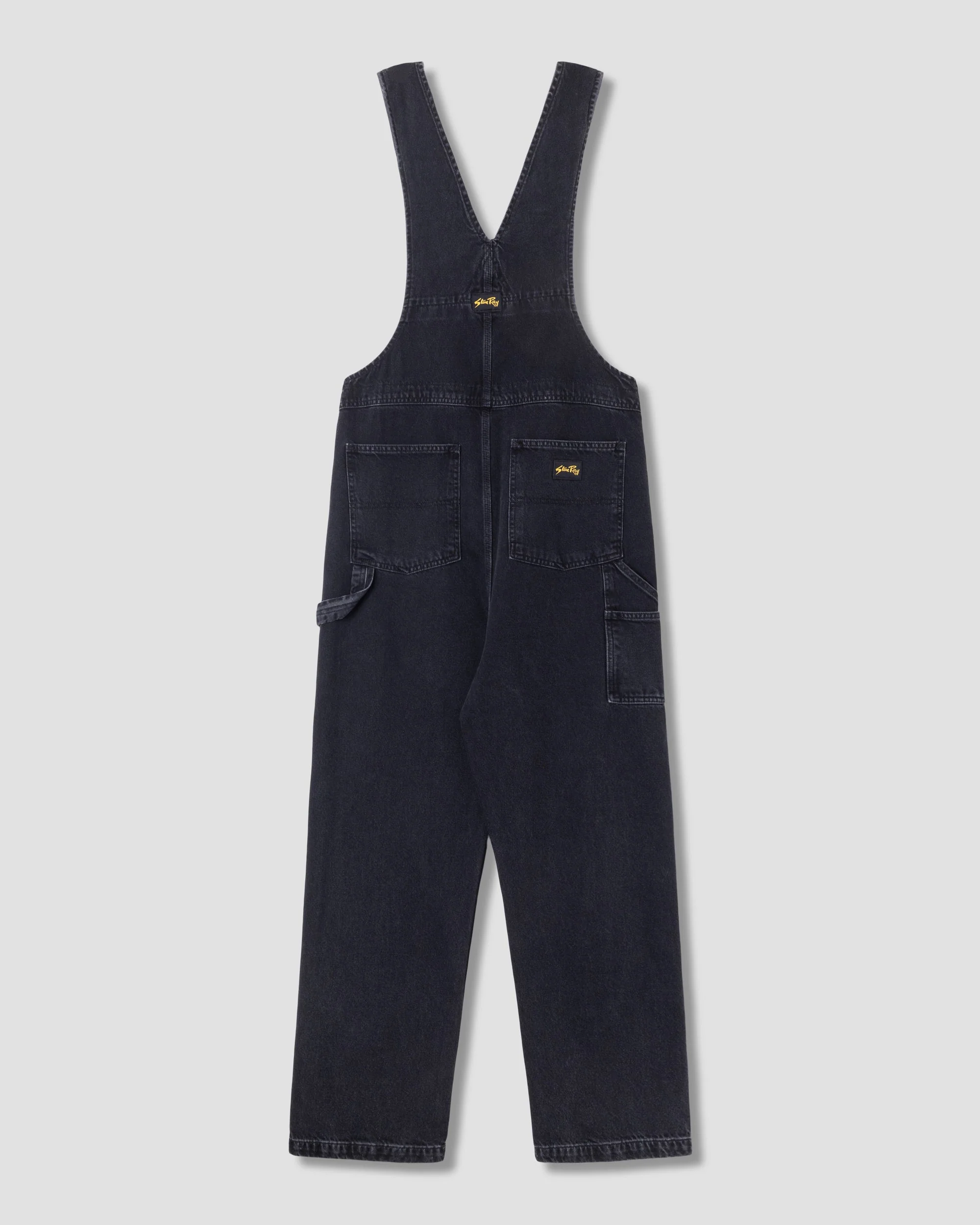 Earls Bib - Stonewashed Black Denim - Image 2