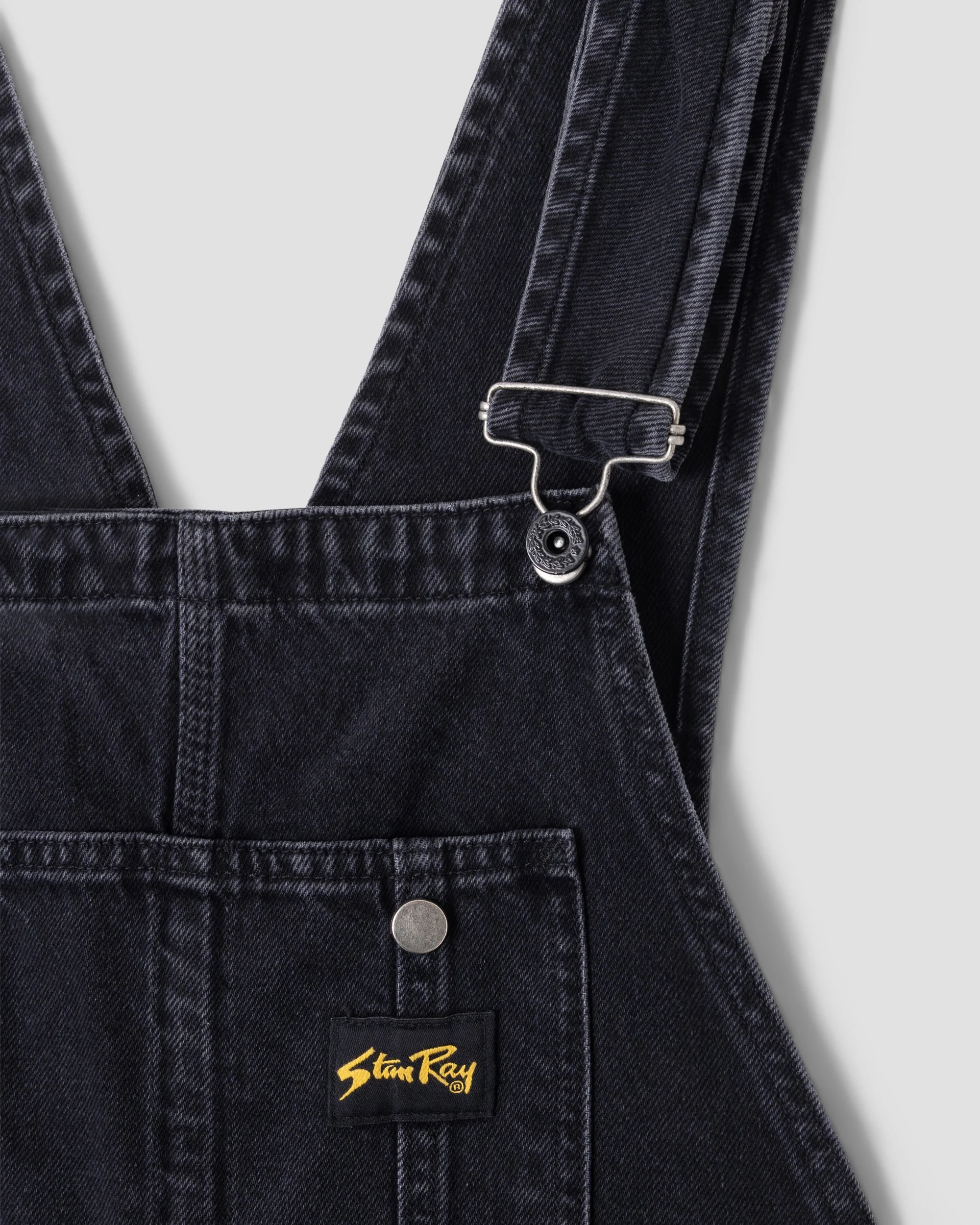 Earls Bib - Stonewashed Black Denim - Image 3