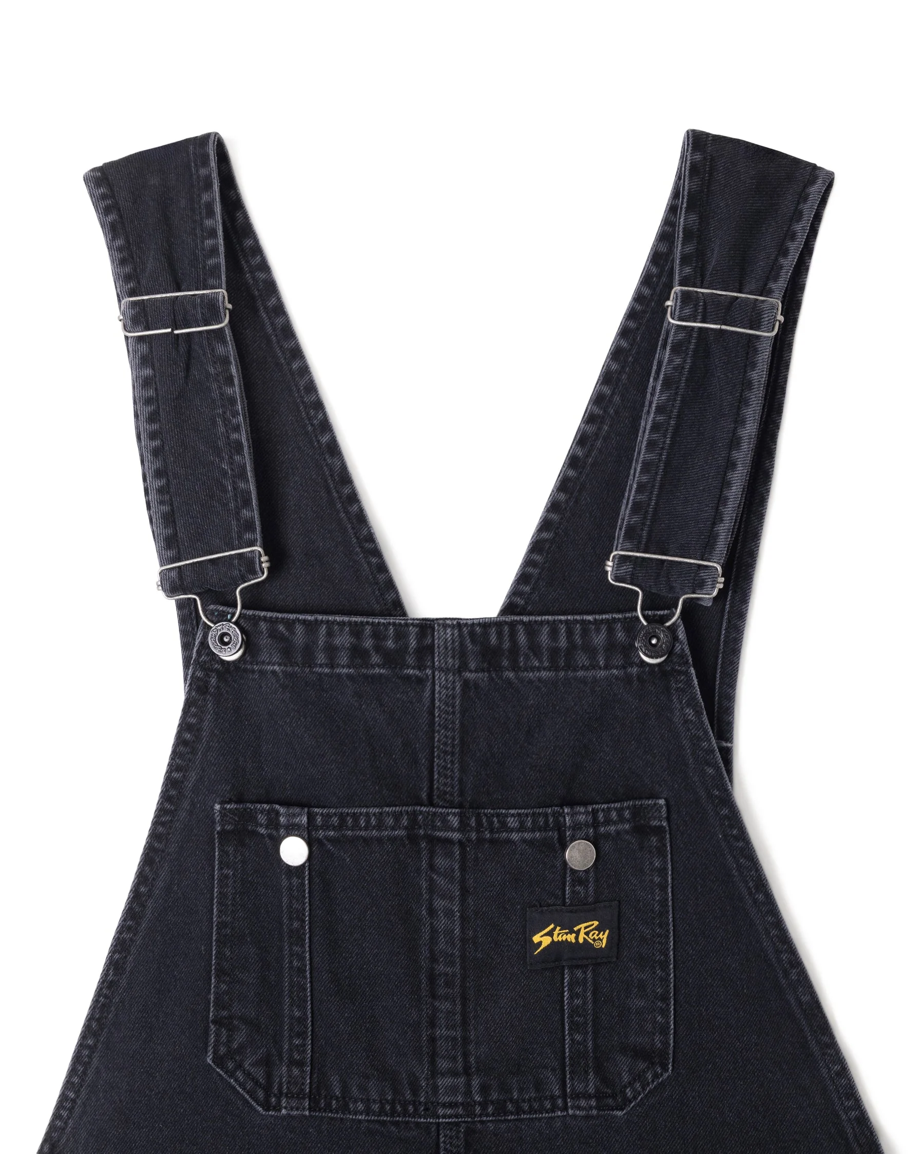 Earls Bib - Stonewashed Black Denim - Image 5
