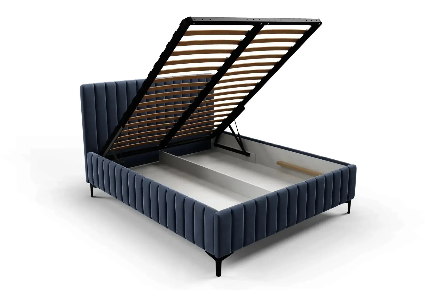 Eden - Lit Coffre Tissu Velours 140X200Cm - Image 17