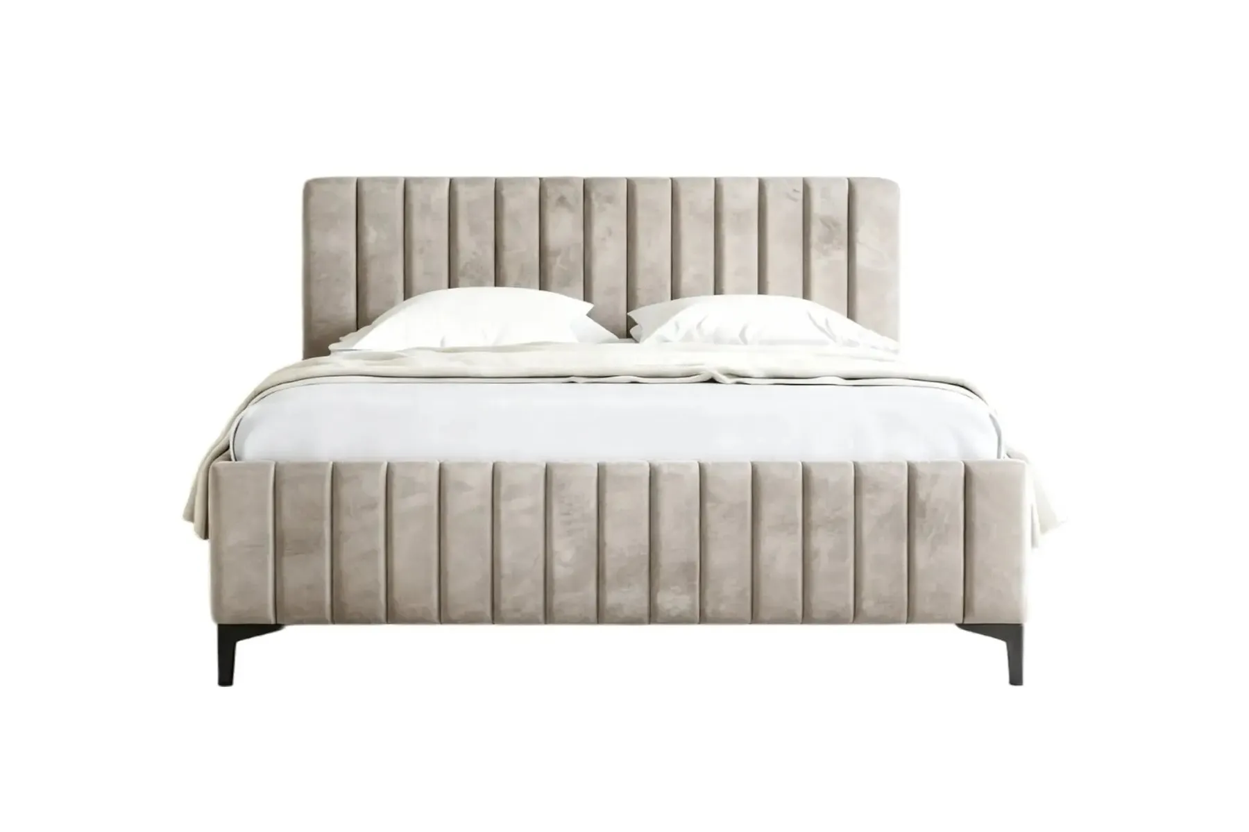 Eden - Lit Coffre Tissu Velours 140X200Cm - Image 6