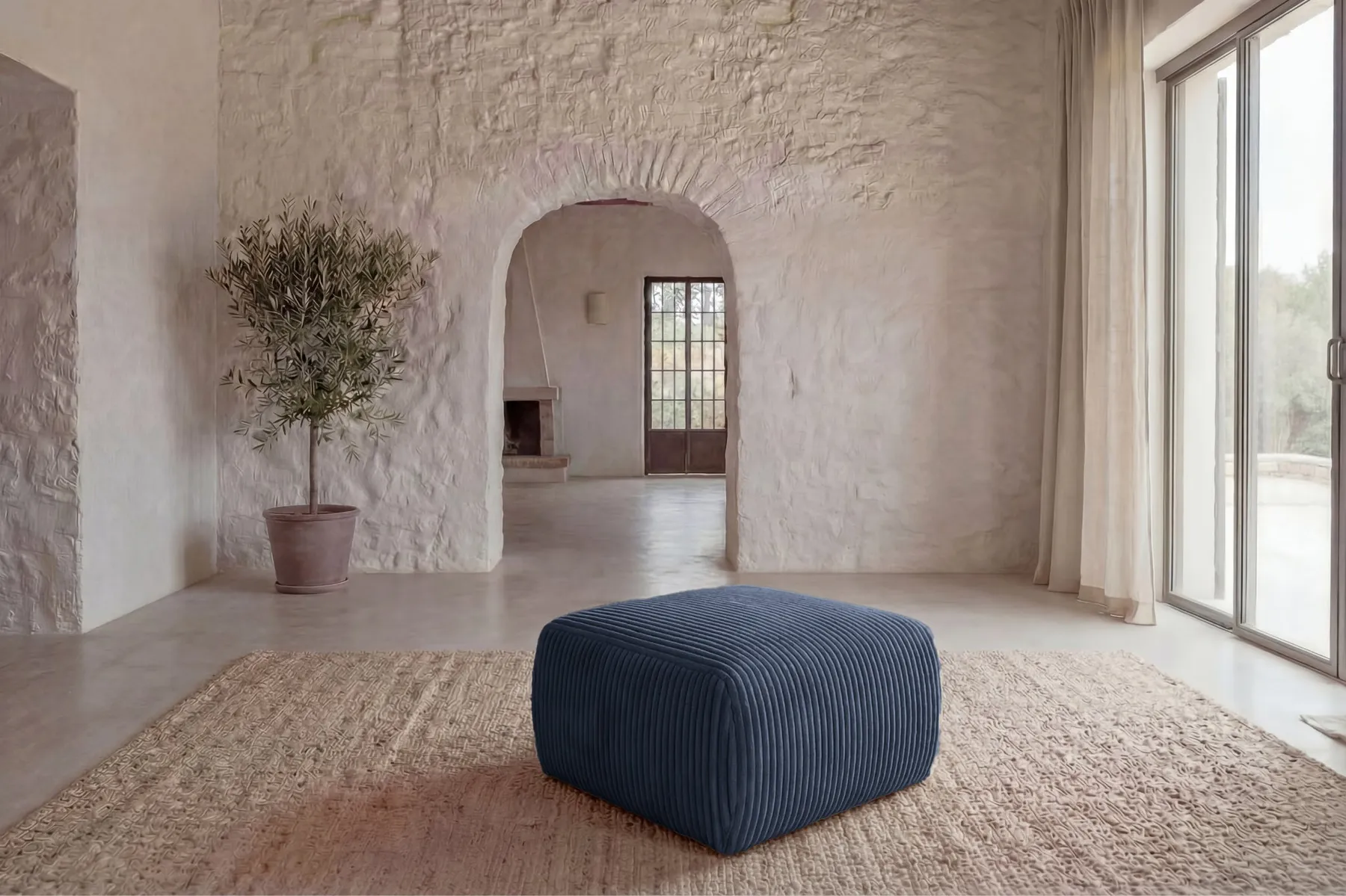 Elio - Pouf Velours Côtelé - Image 11