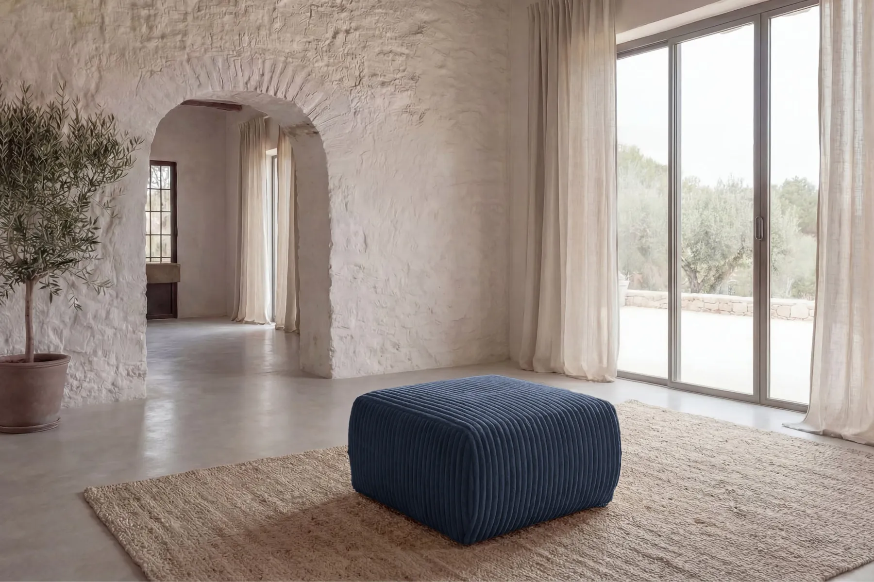 Elio - Pouf Velours Côtelé - Image 13