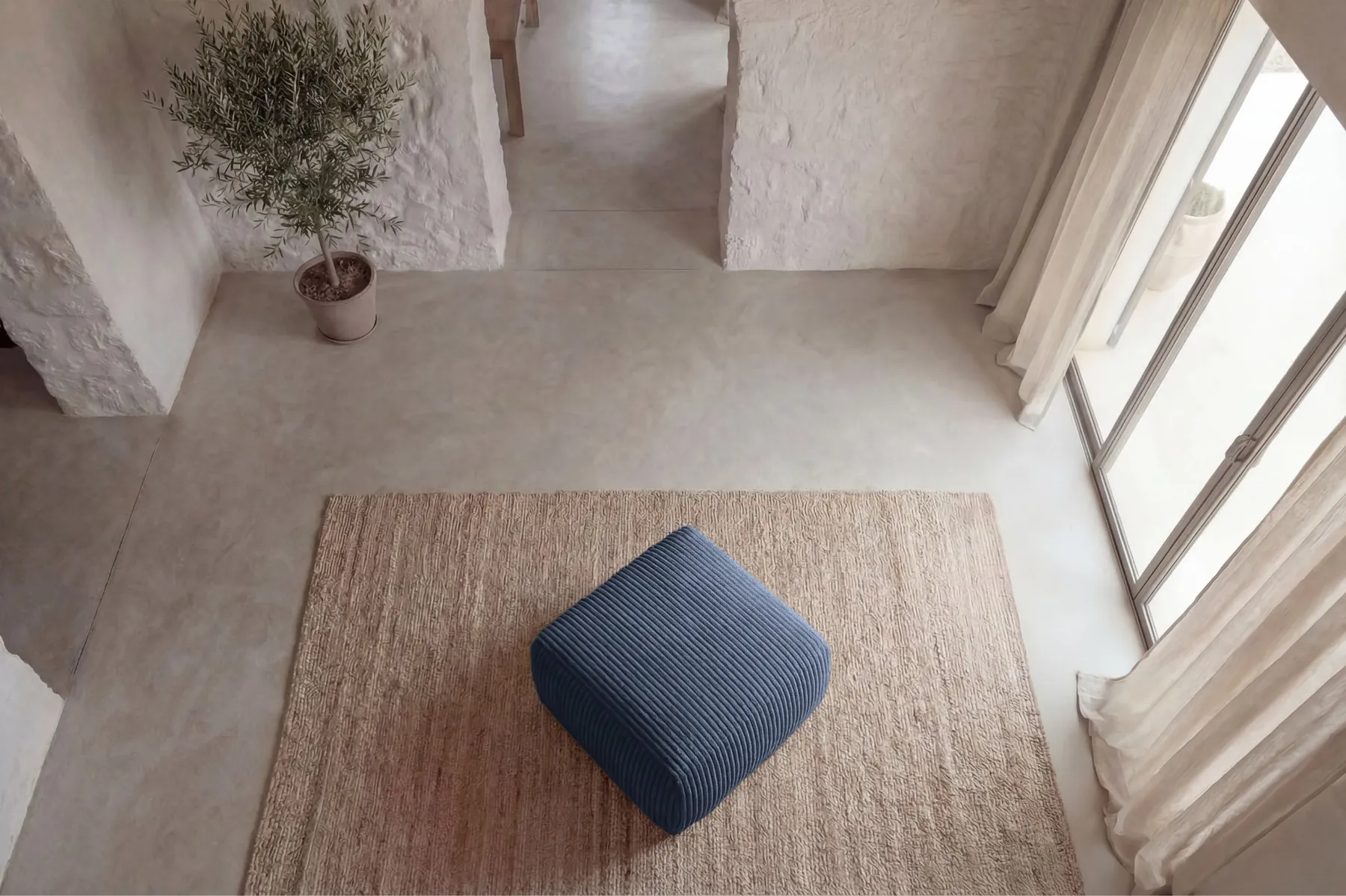 Elio - Pouf Velours Côtelé - Image 14