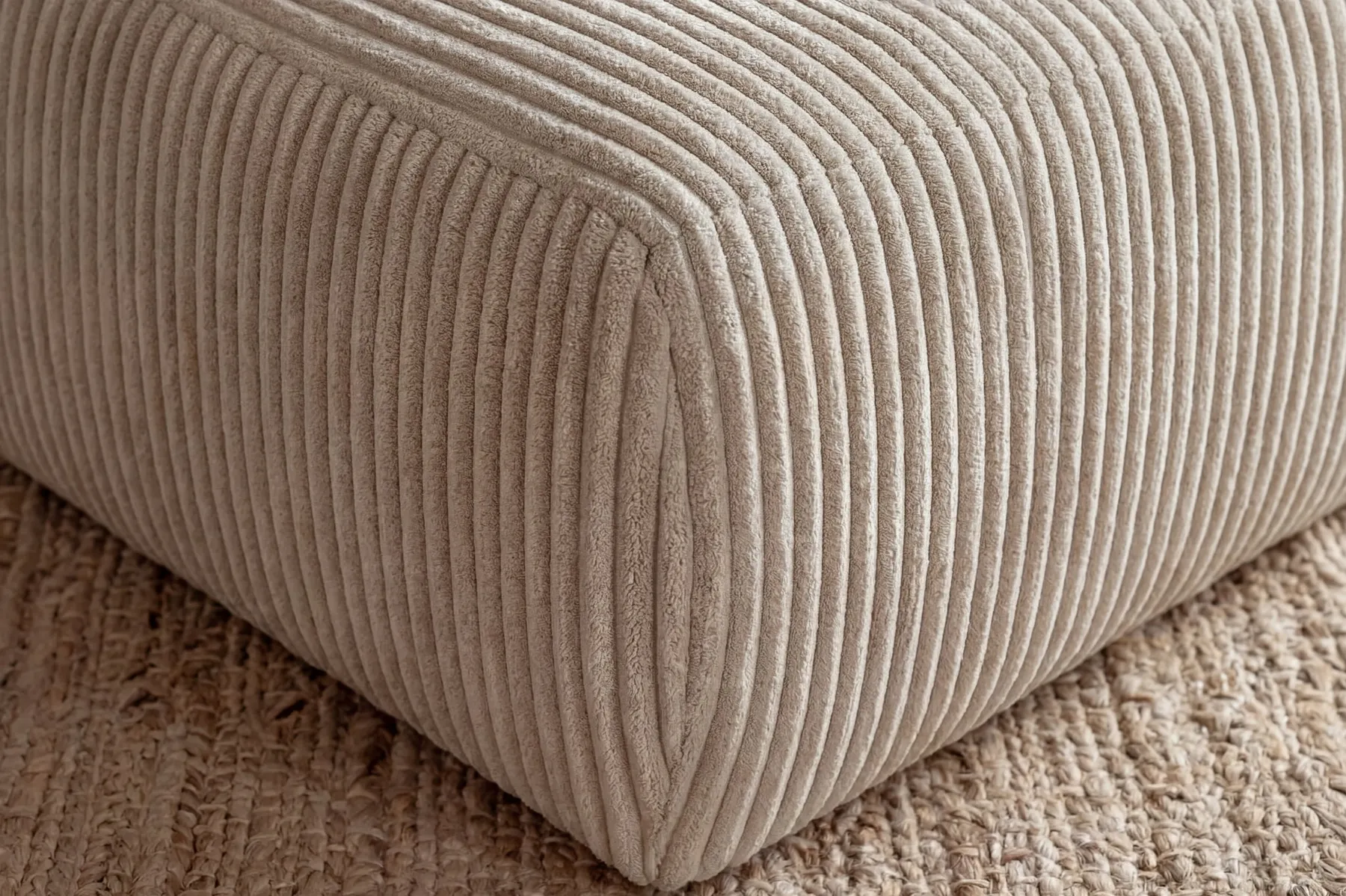 Elio - Pouf Velours Côtelé - Image 2