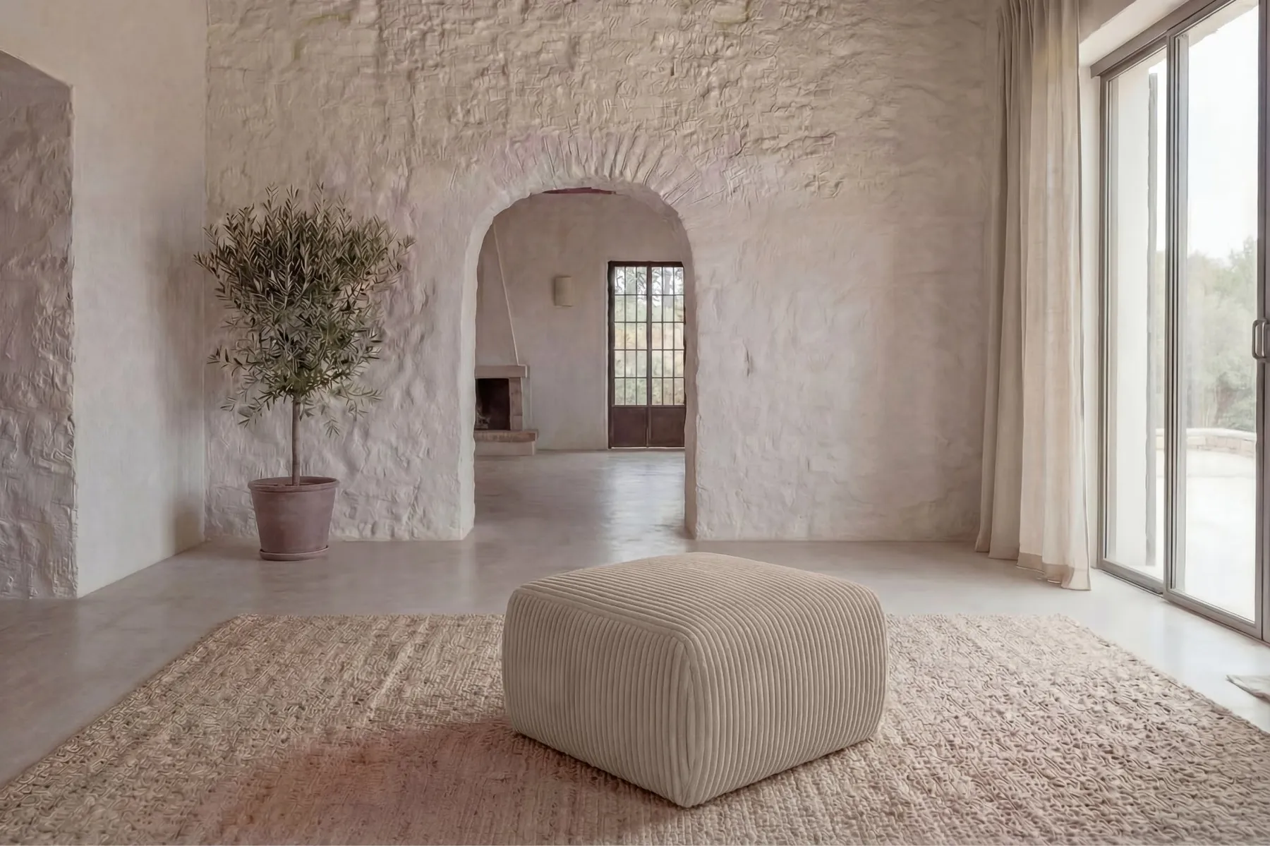 Elio - Pouf Velours Côtelé - Image 21