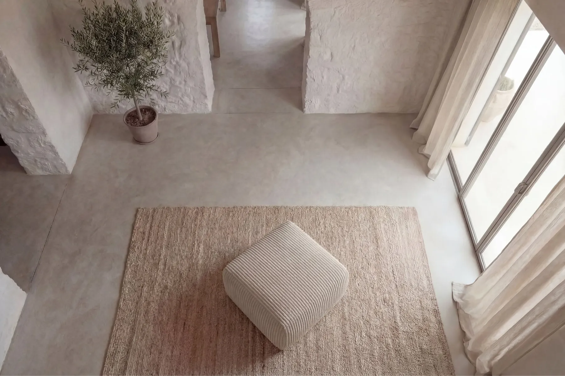 Elio - Pouf Velours Côtelé - Image 4