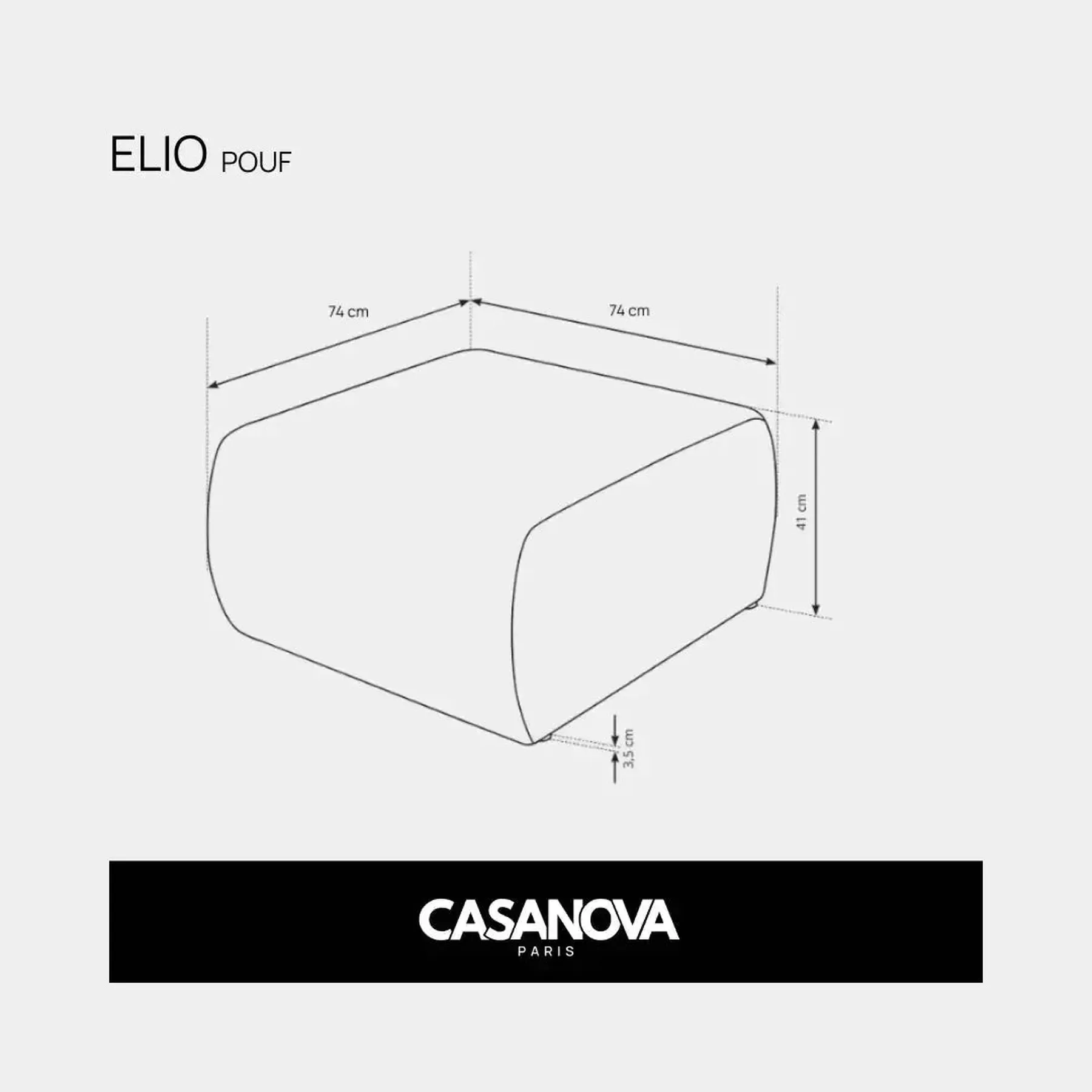 Elio - Pouf Velours Côtelé - Image 40