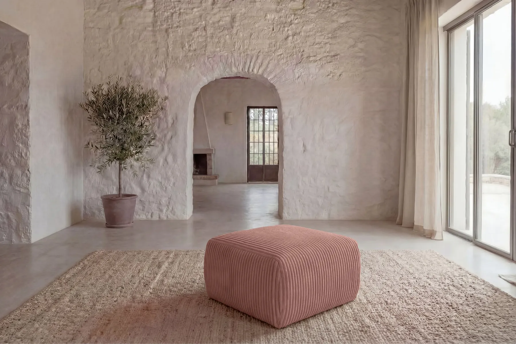Elio - Pouf Velours Côtelé - Image 51