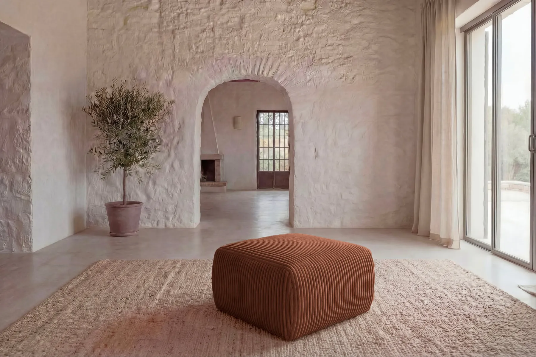 Elio - Pouf Velours Côtelé - Image 61