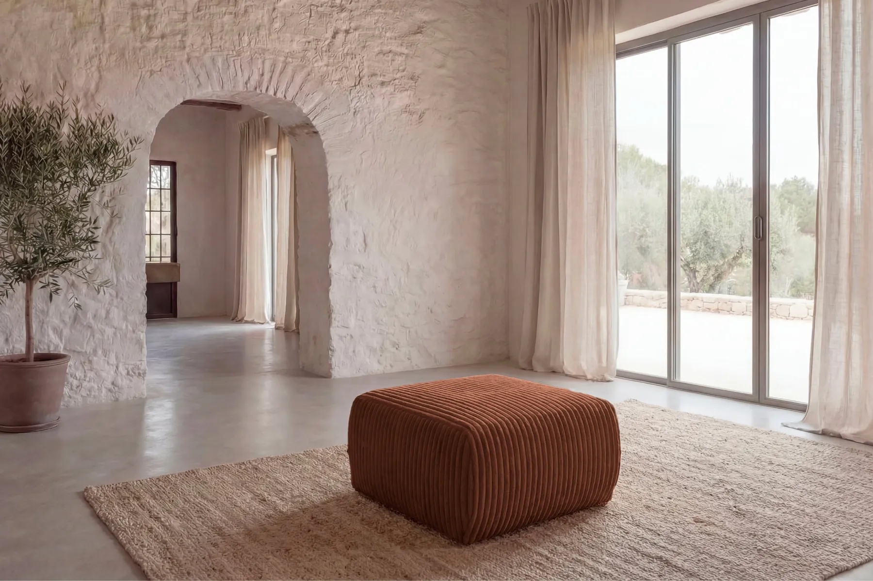 Elio - Pouf Velours Côtelé - Image 63