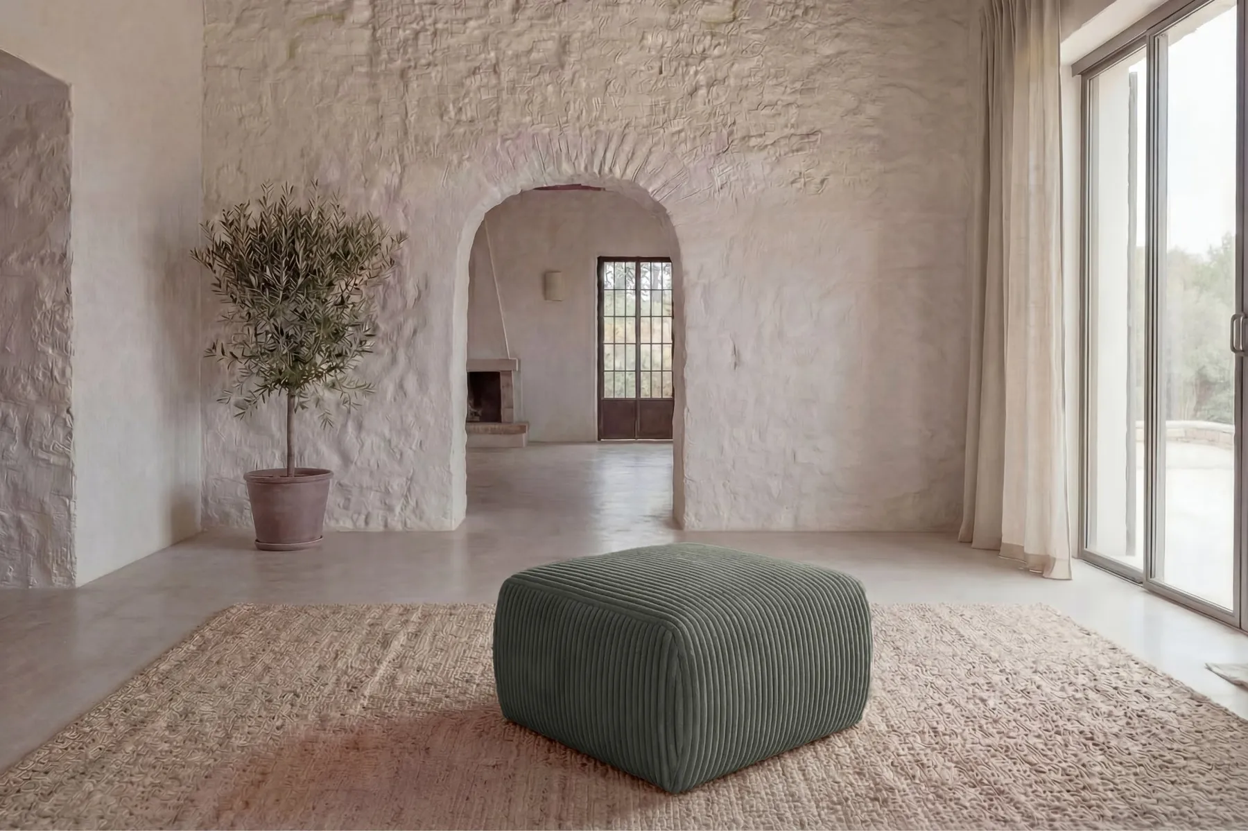 Elio - Pouf Velours Côtelé - Image 71