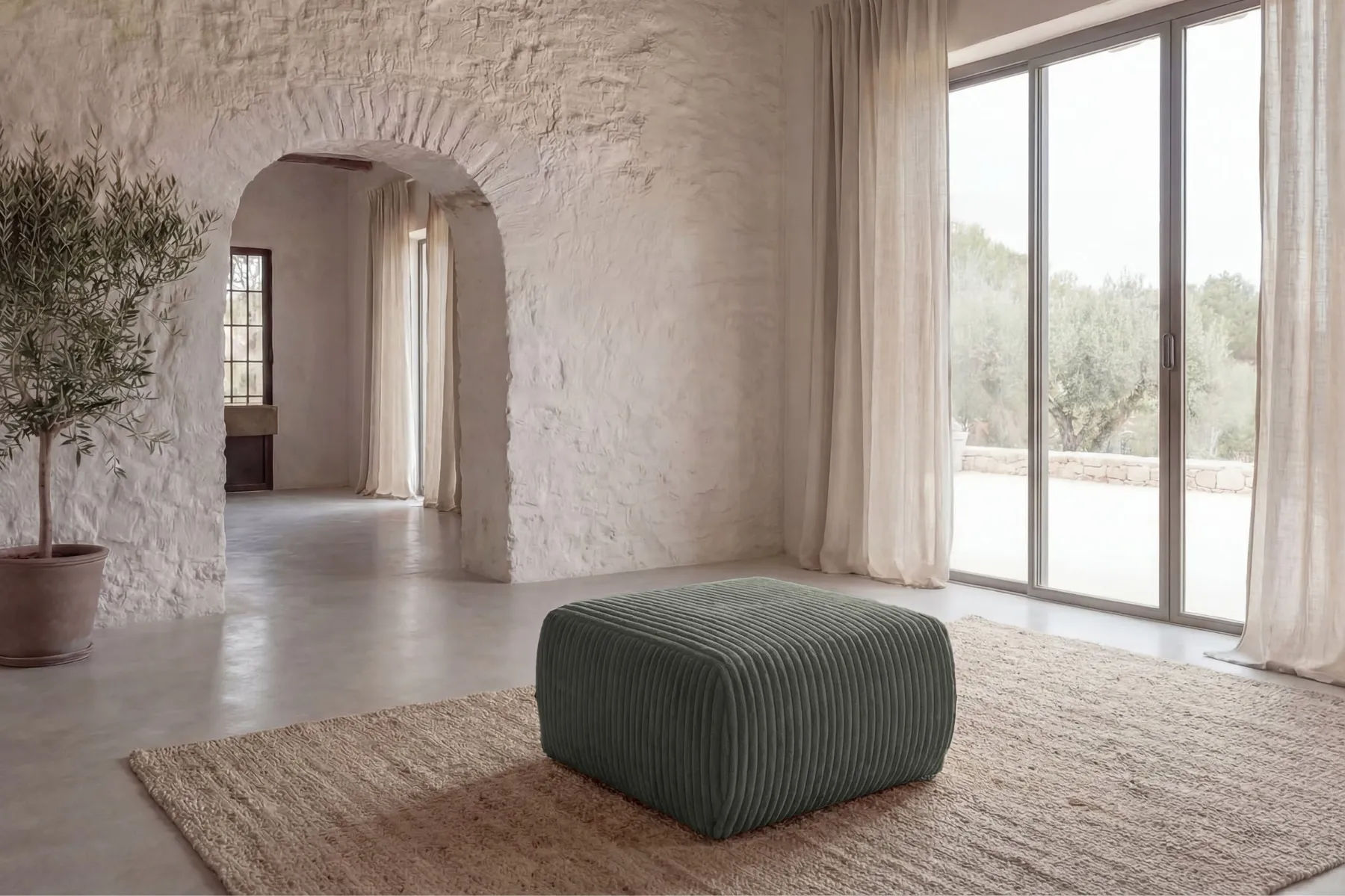 Elio - Pouf Velours Côtelé - Image 73
