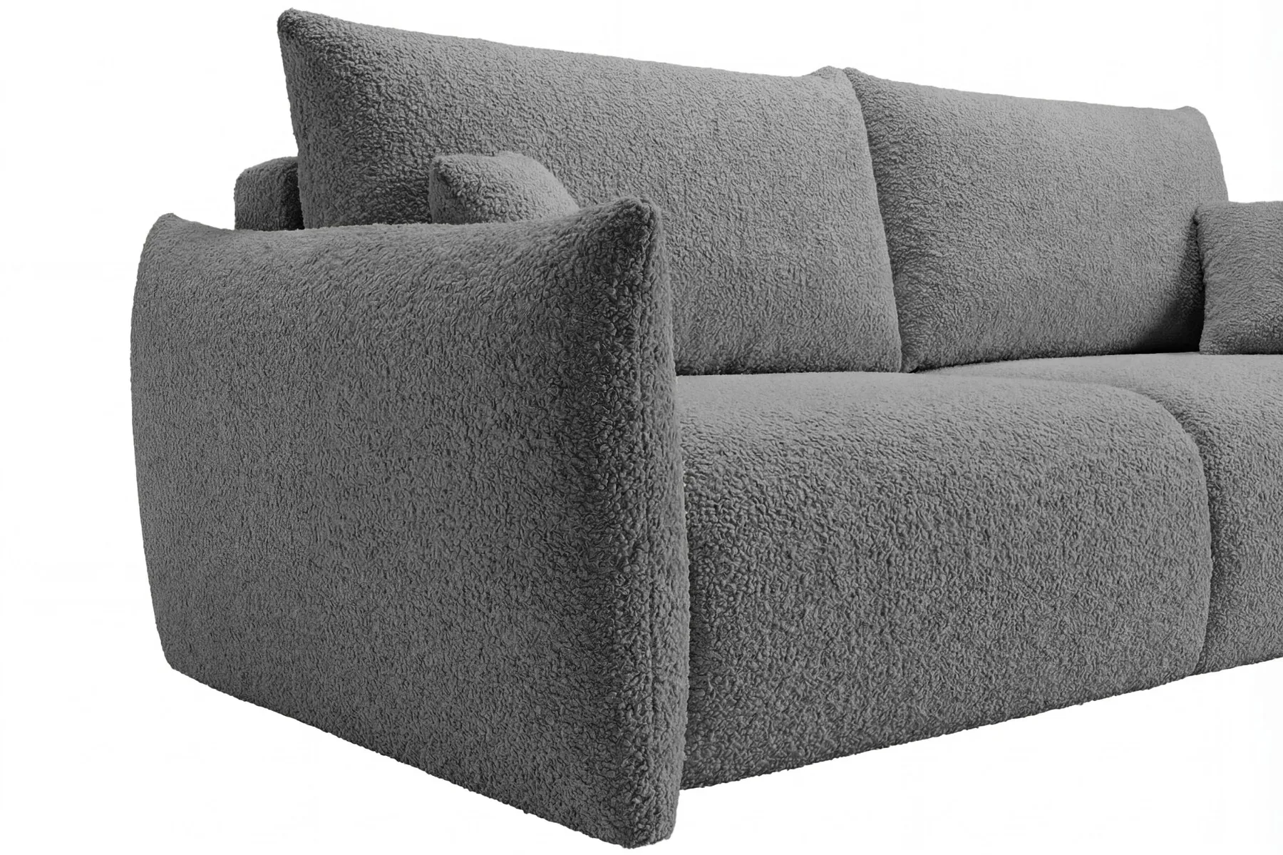 Elio - Canapé Convertible Tissu Bouclette 3 Places - Image 32