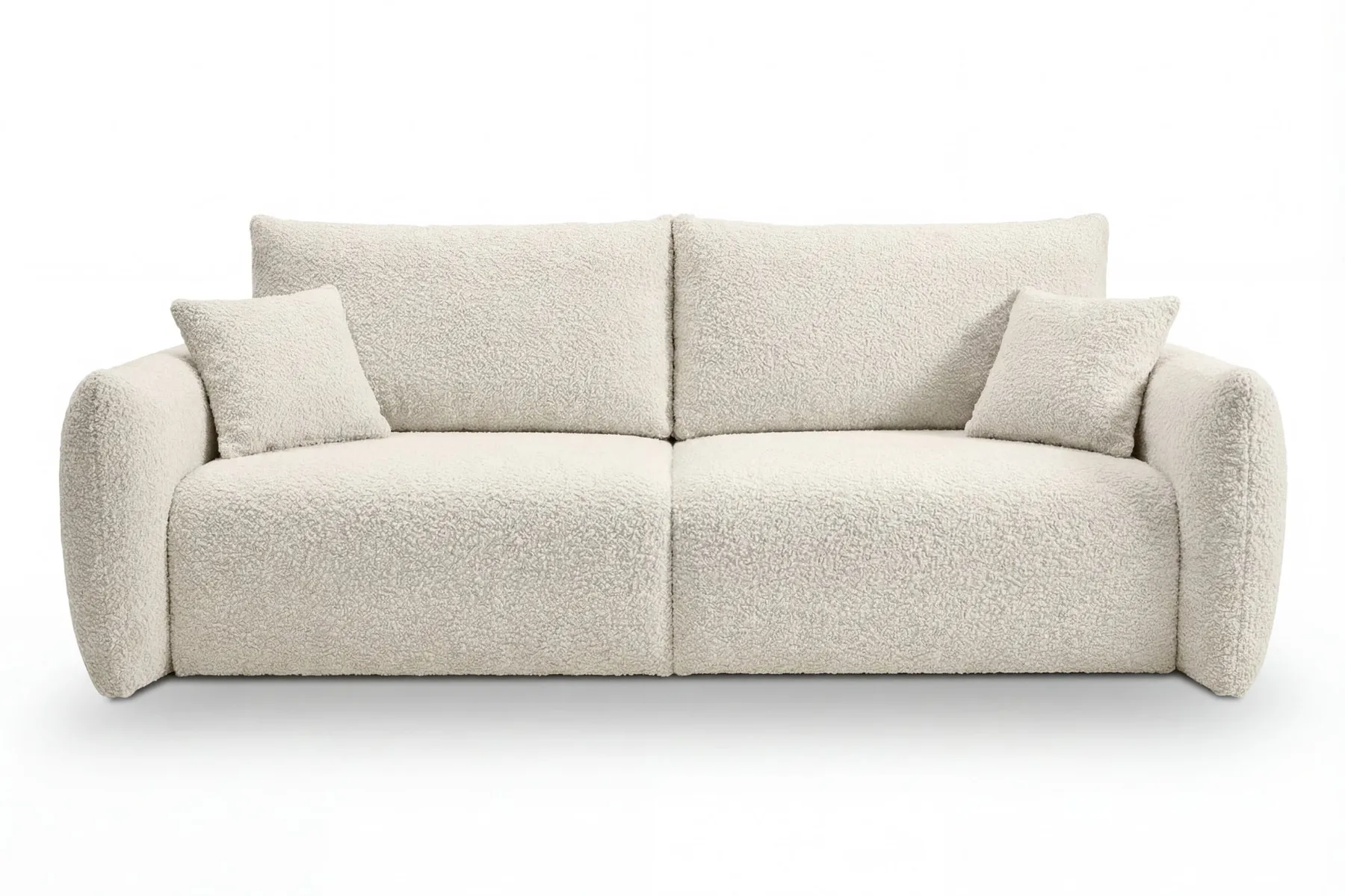 Elio - Canapé Convertible Tissu Bouclette 3 Places - Image 8
