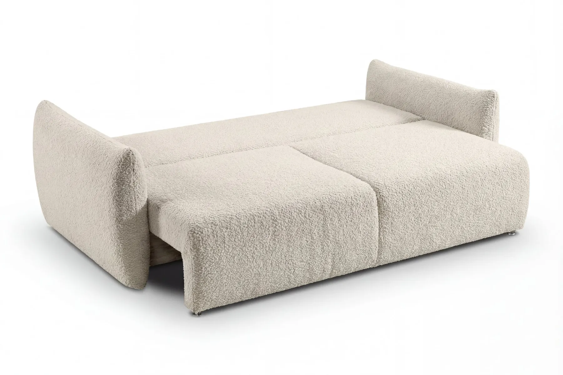 Elio - Canapé Convertible Tissu Bouclette 3 Places - Image 9