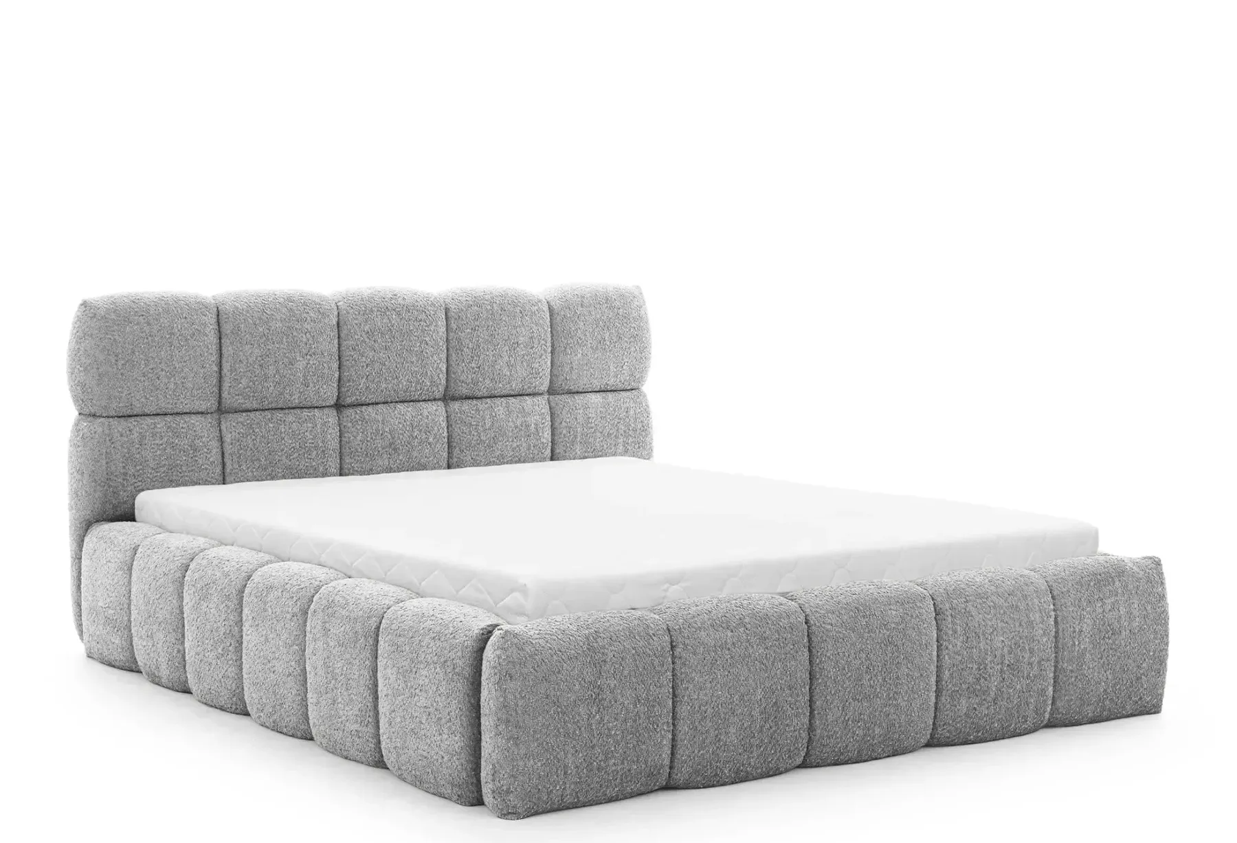 Elise - Lit Coffre Tissu Bouclette 140X200Cm - Image 19
