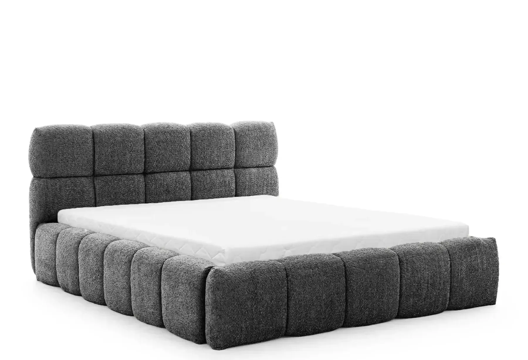 Elise - Lit Coffre Tissu Bouclette 140X200Cm - Image 31