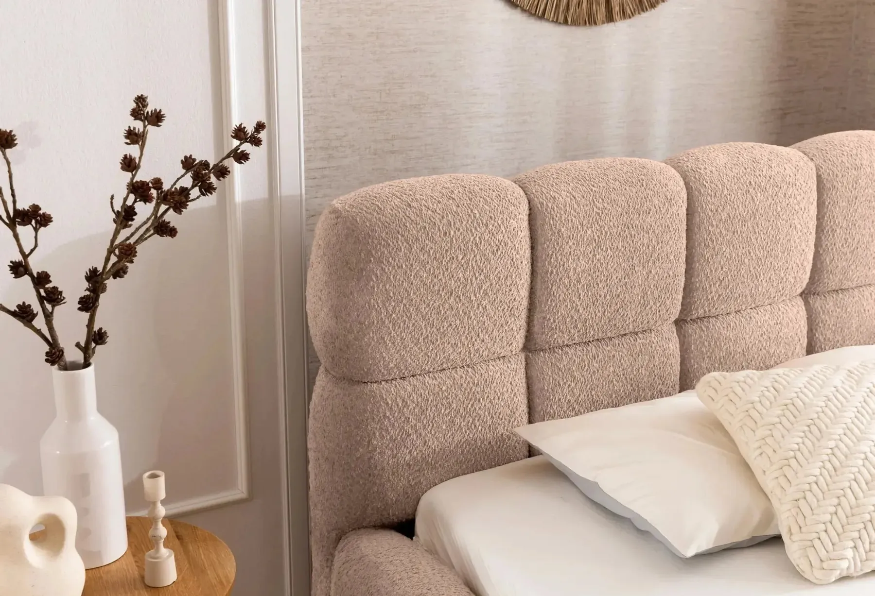 Elise - Lit Coffre Tissu Bouclette 140X200Cm - Image 44