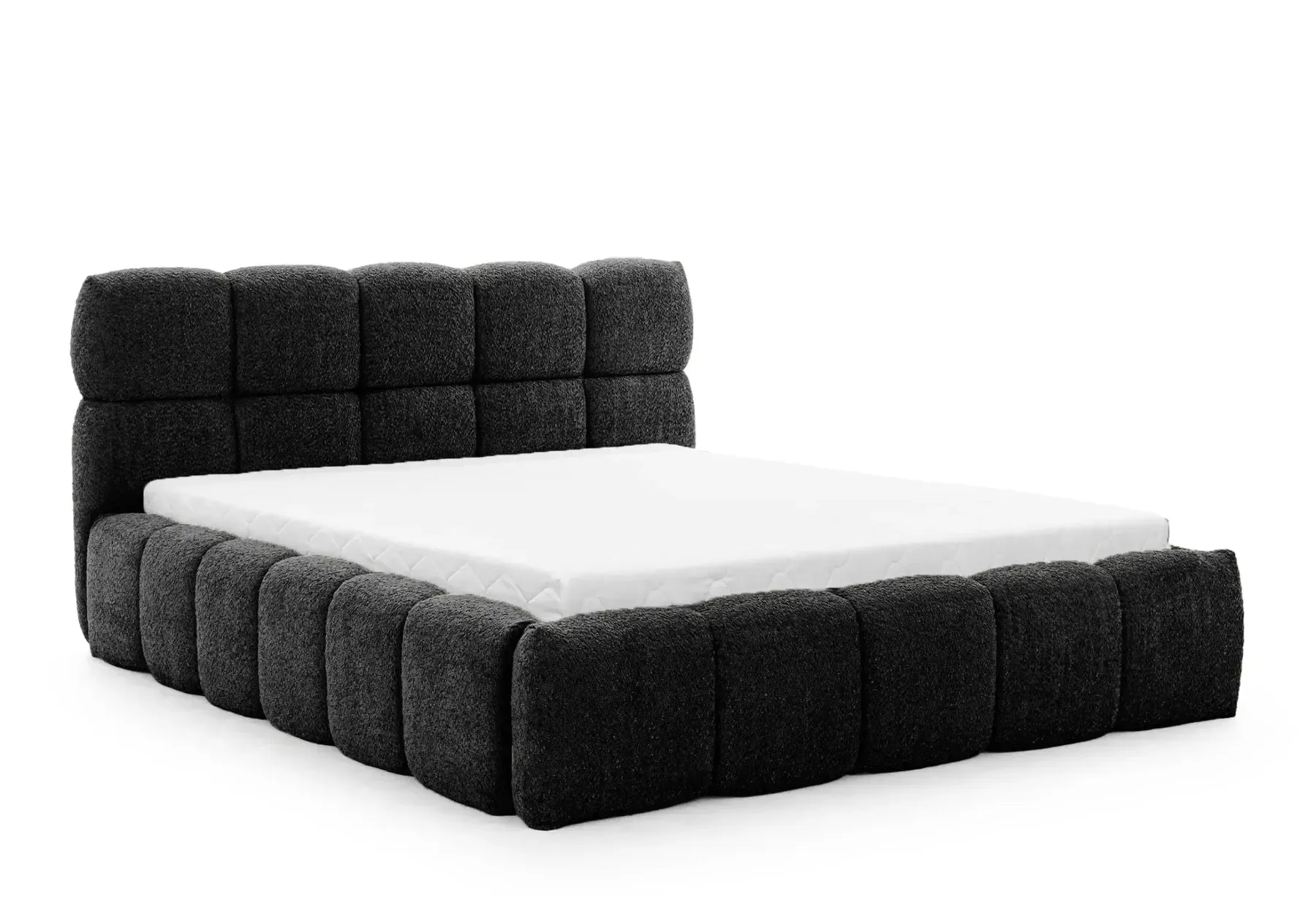 Elise - Lit Coffre Tissu Bouclette 140X200Cm - Image 51