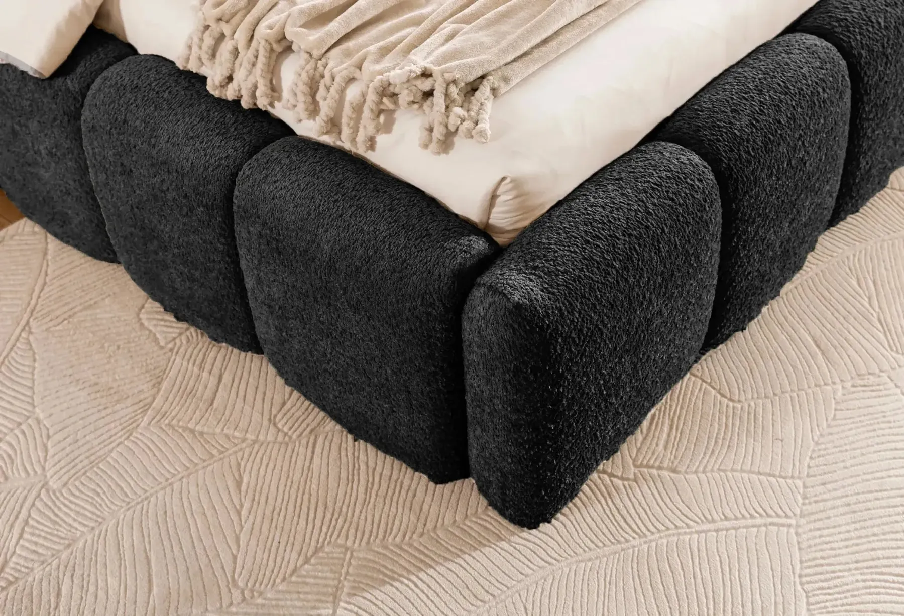 Elise - Lit Coffre Tissu Bouclette 140X200Cm - Image 53