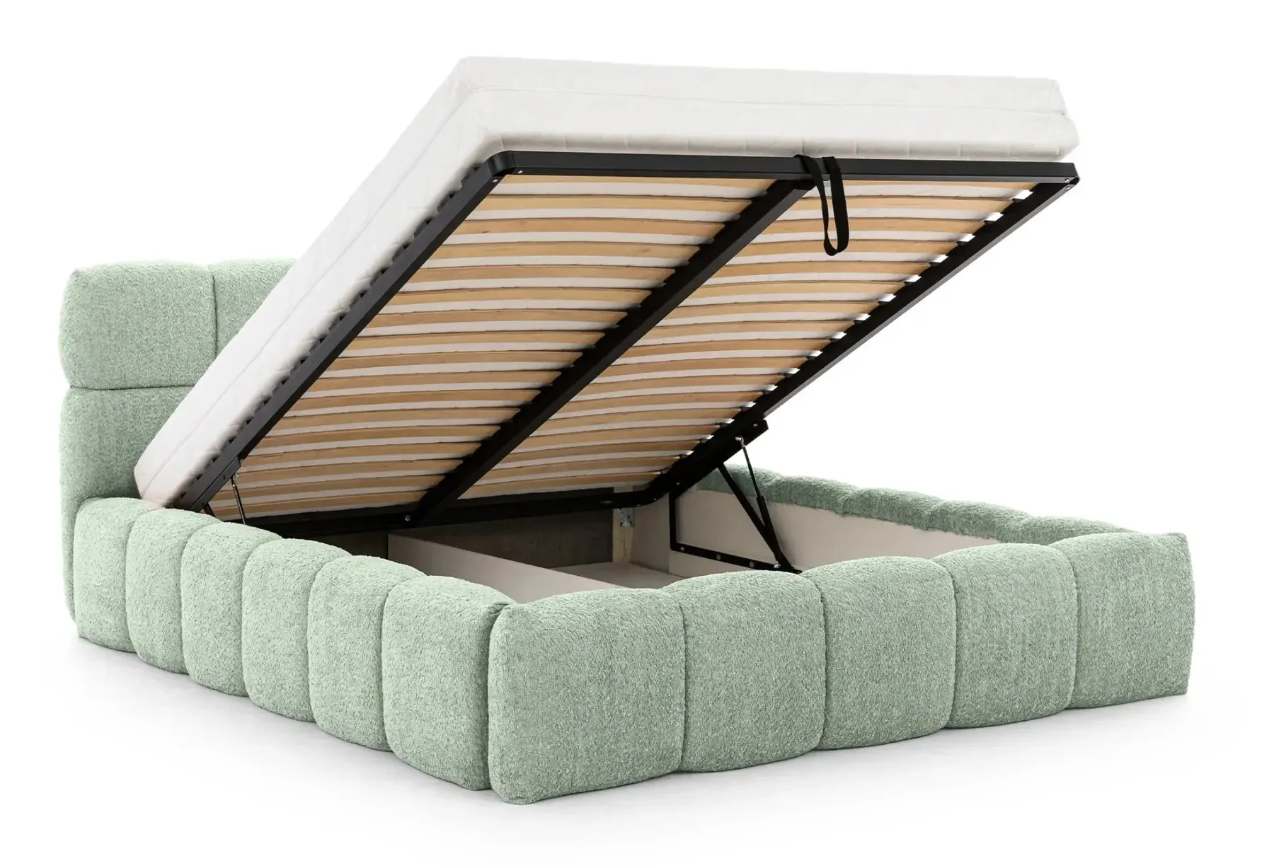 Elise - Lit Coffre Tissu Bouclette 140X200Cm - Image 66