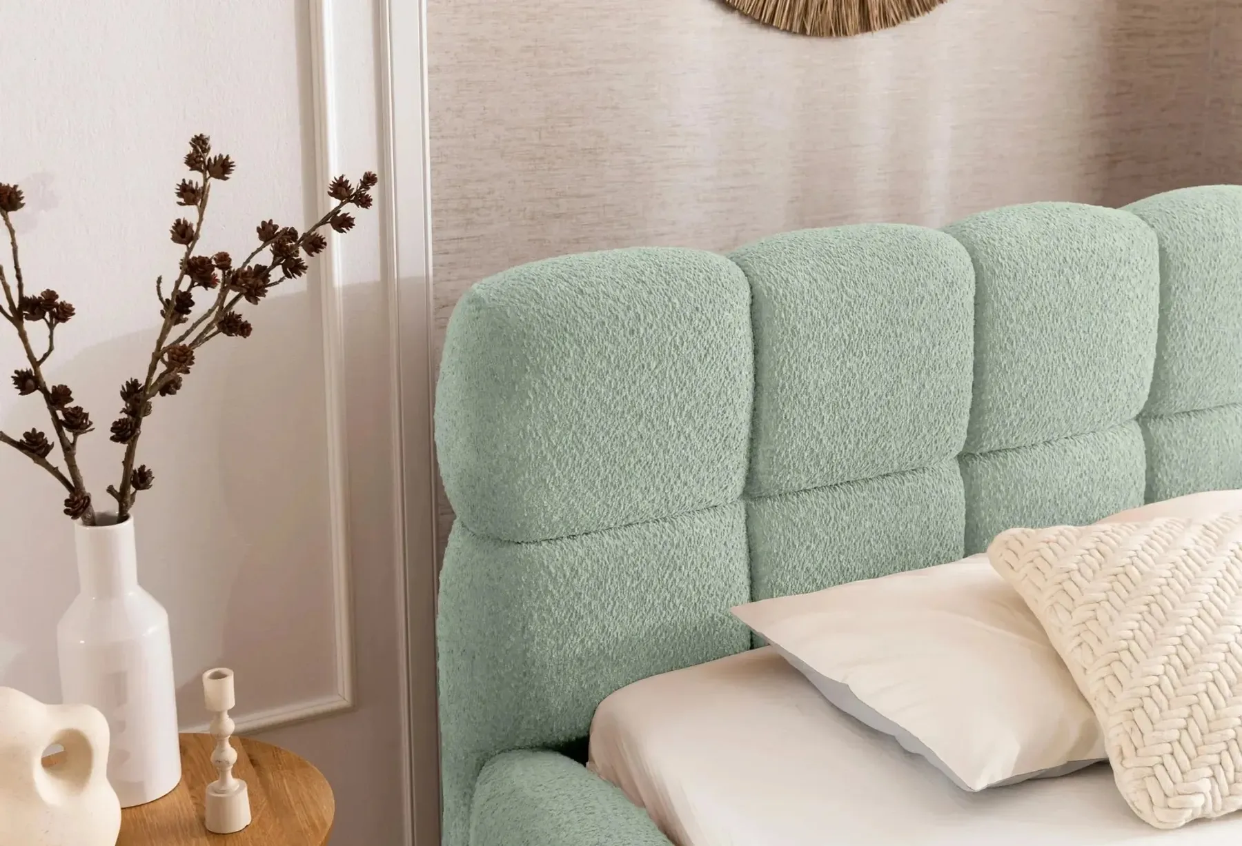 Elise - Lit Coffre Tissu Bouclette 140X200Cm - Image 68