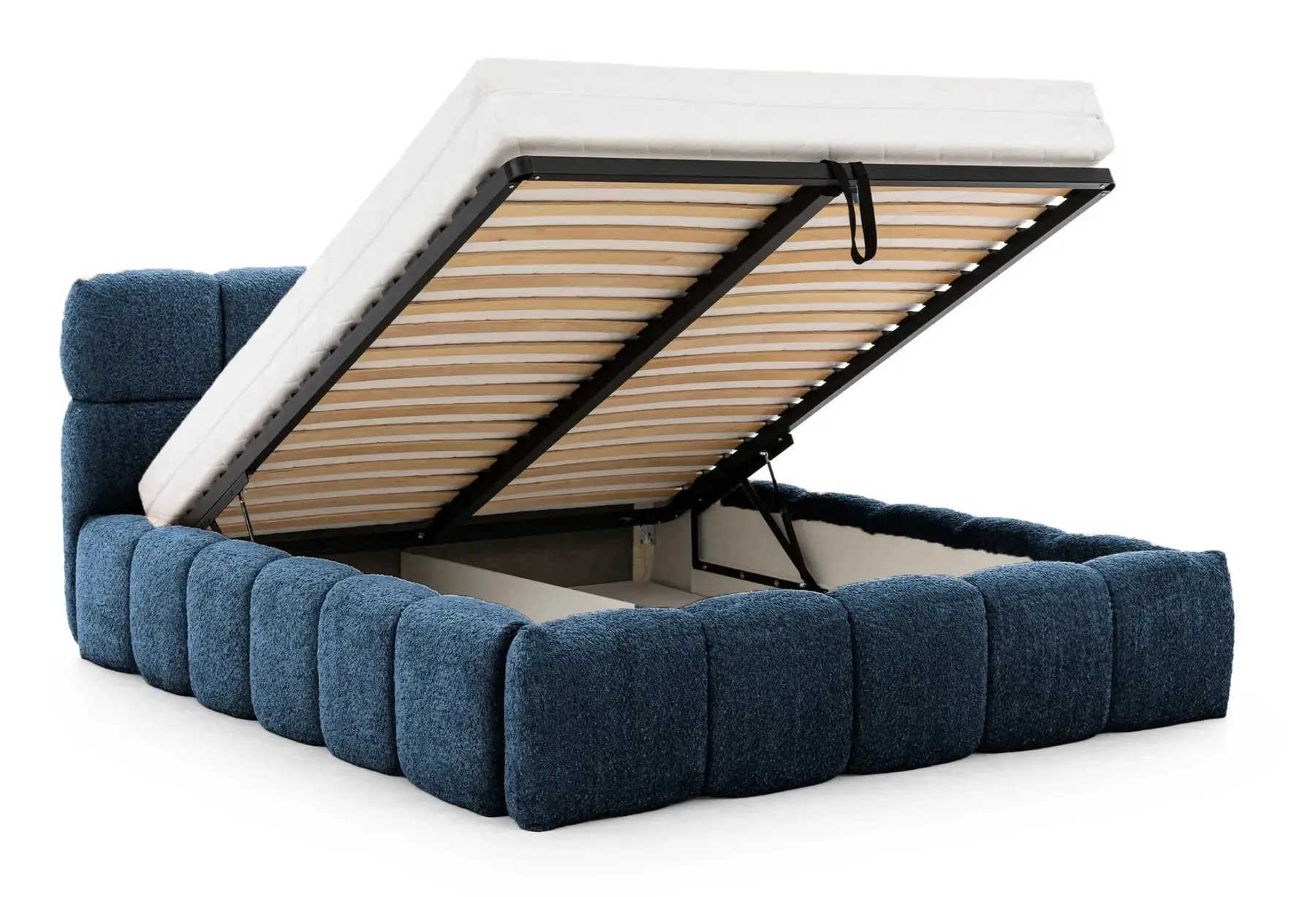 Elise - Lit Coffre Tissu Bouclette 140X200Cm - Image 74