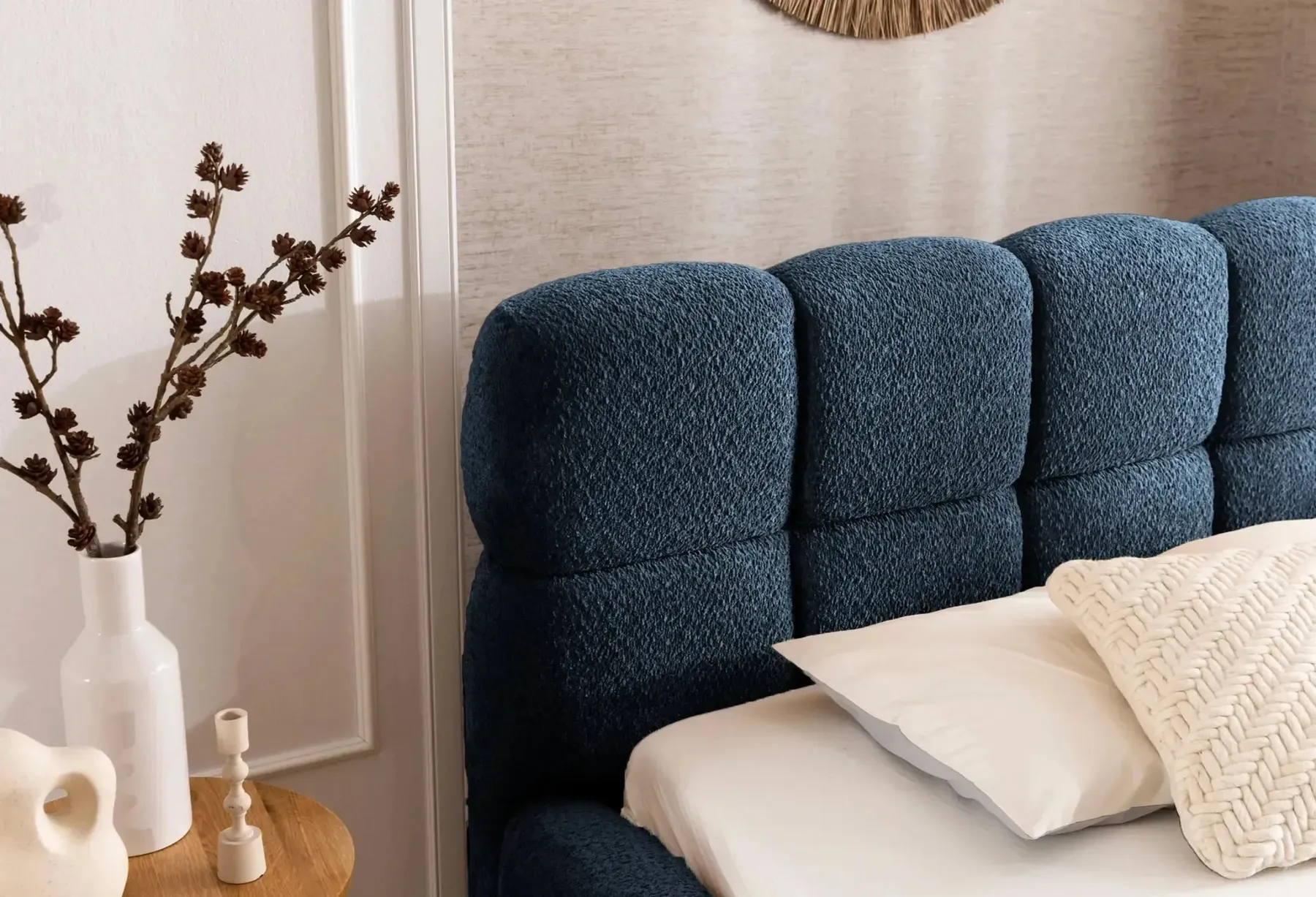 Elise - Lit Coffre Tissu Bouclette 140X200Cm - Image 76