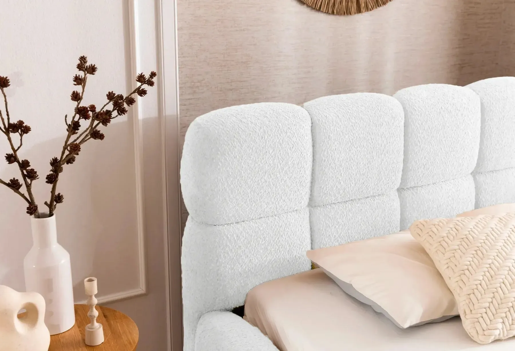 Elise - Lit Coffre Tissu Bouclette 140X200Cm - Image 84