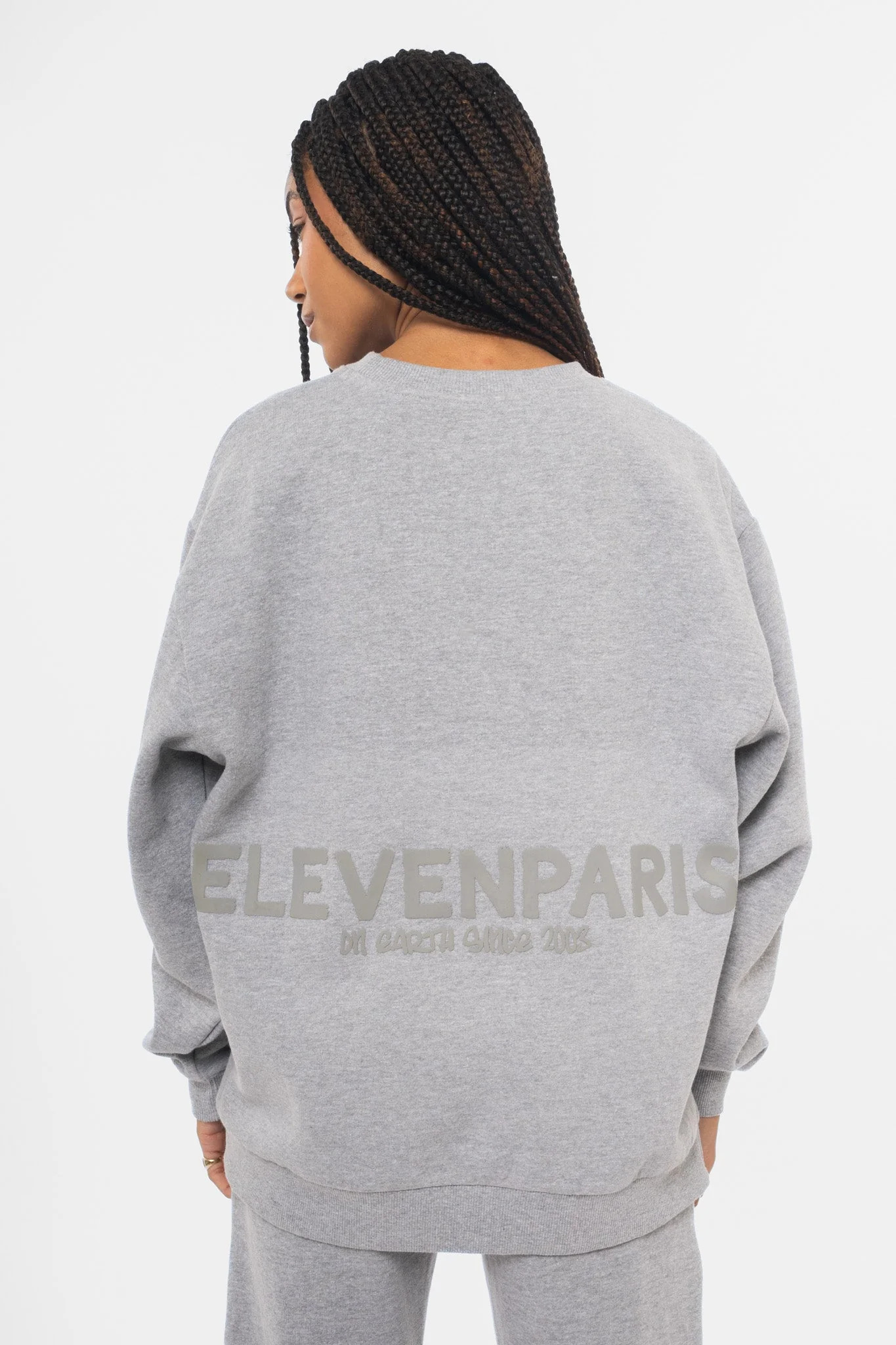 Sweat Elvish - Grey Melanged - Image 4