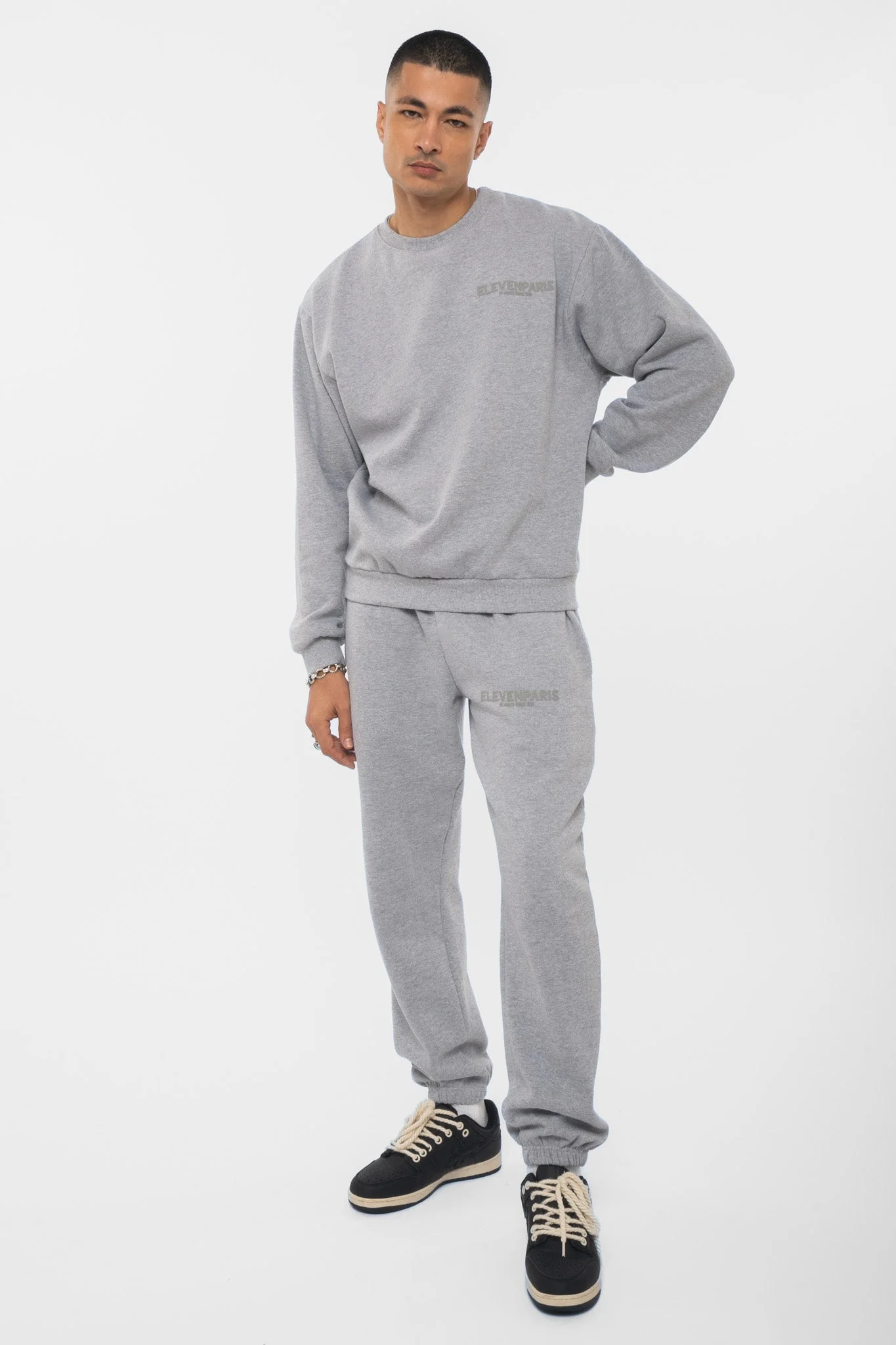 Sweat Elvish - Grey Melanged - Image 9