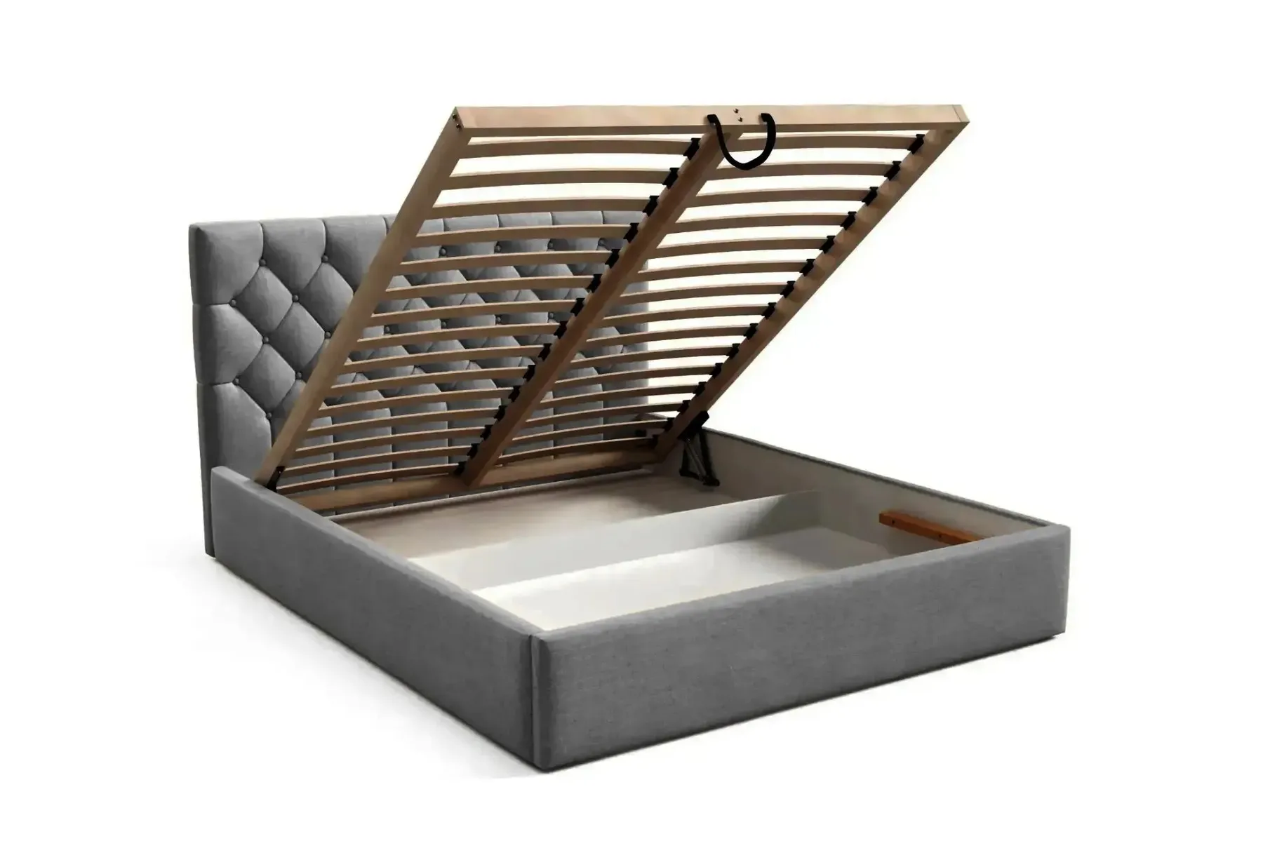 Emile - Lit Coffre Tissu Velours 140X200Cm - Image 43