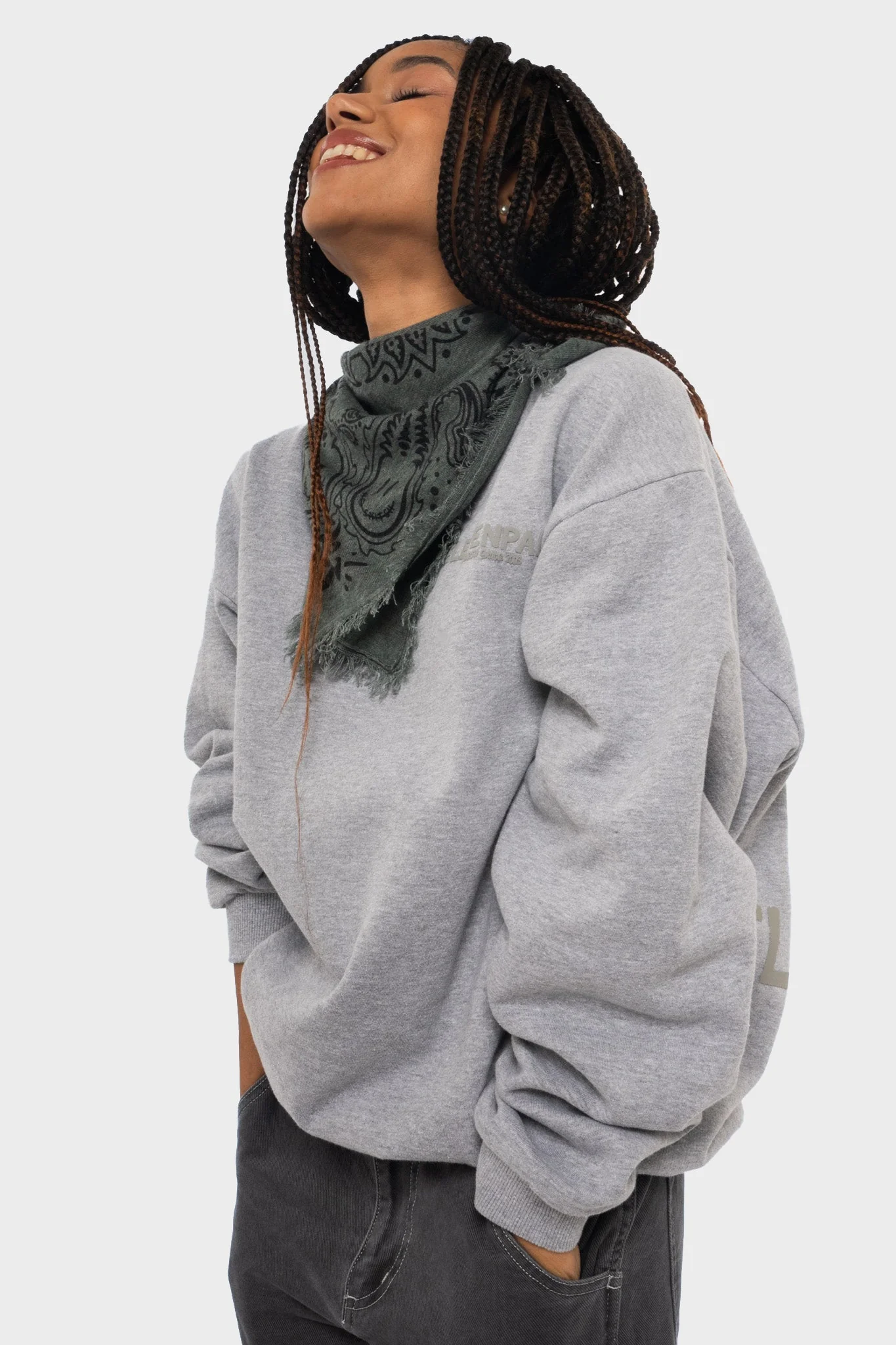 Scarf Enjoy - Sage - Image 4