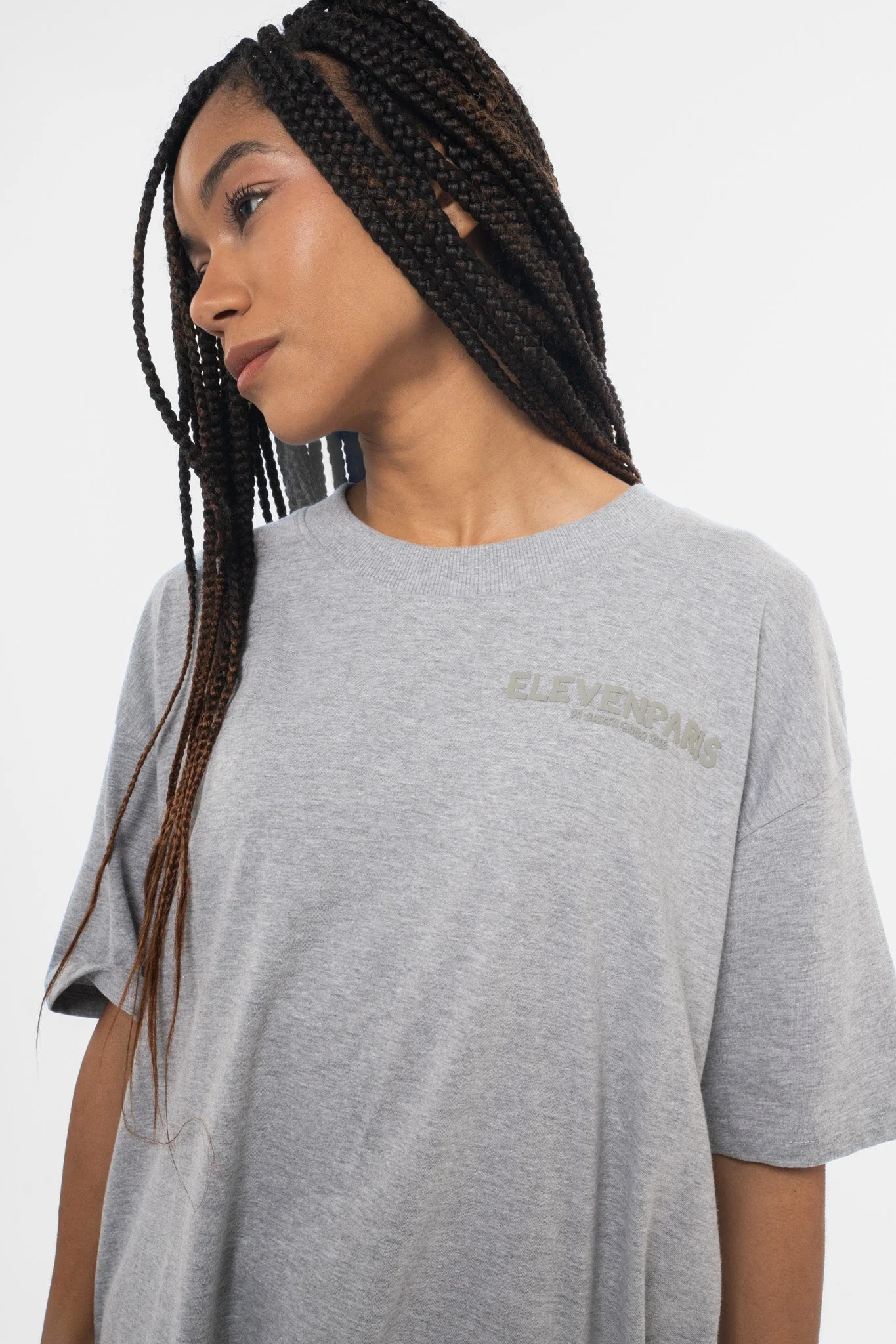 T-Shirt Evelia - Grey Melanged - Image 10