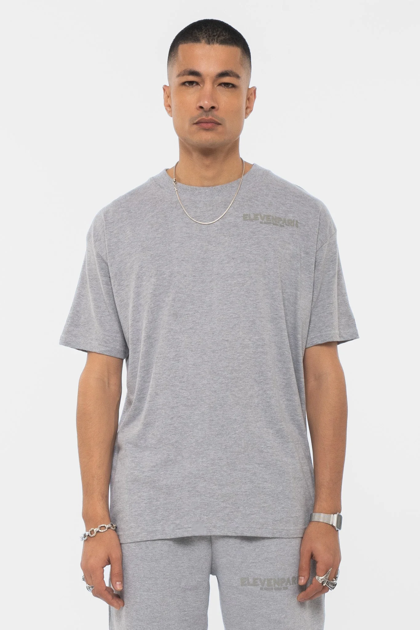 T-Shirt Evelia - Grey Melanged - Image 4
