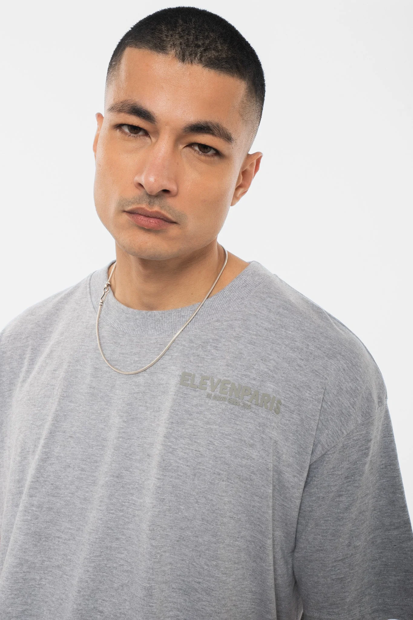 T-Shirt Evelia - Grey Melanged - Image 5