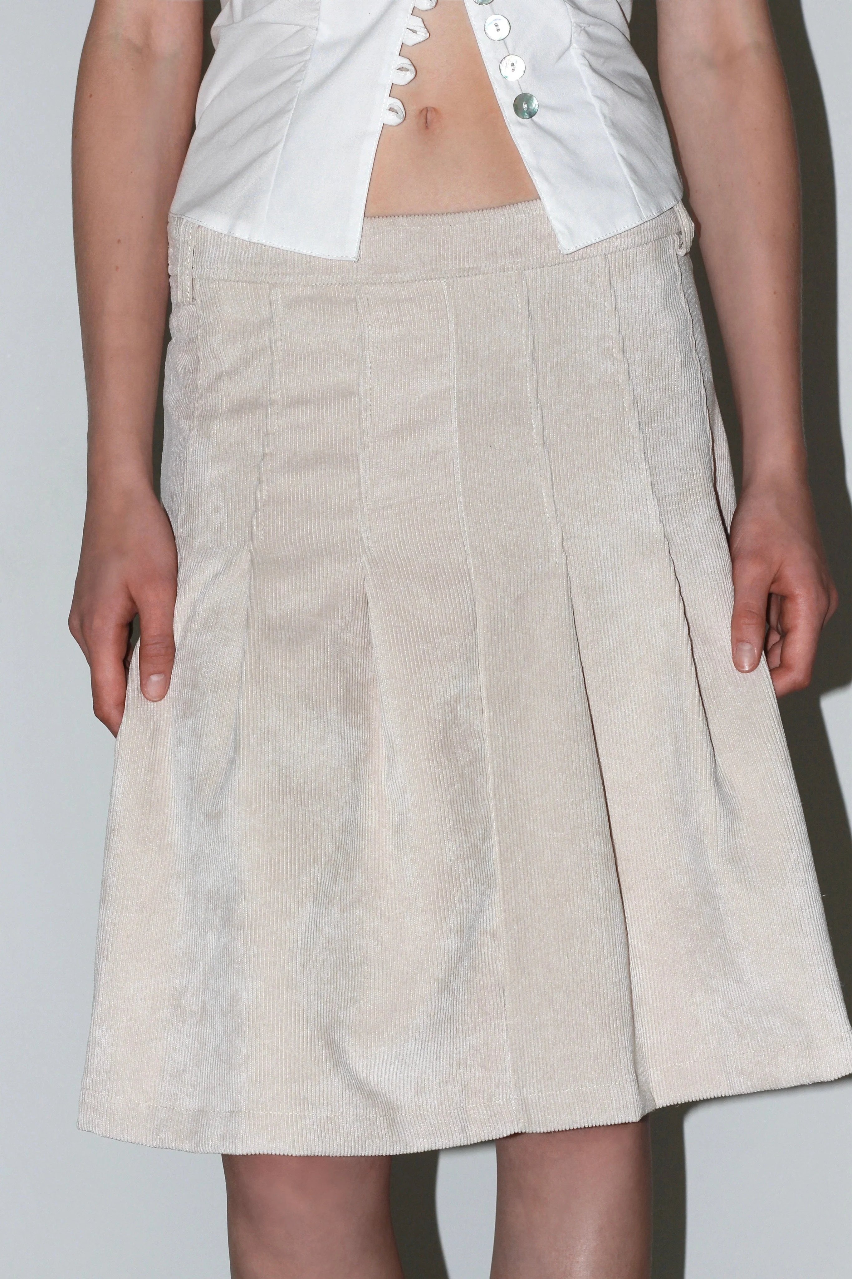Jupe Evie - Beige - Image 2