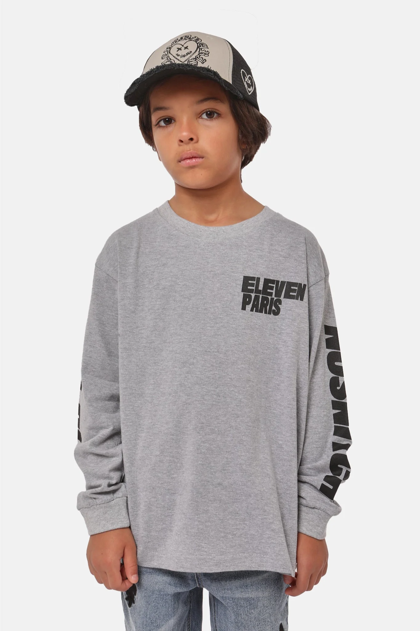 T-Shirt Fapoline - Grey Melanged - Image 2