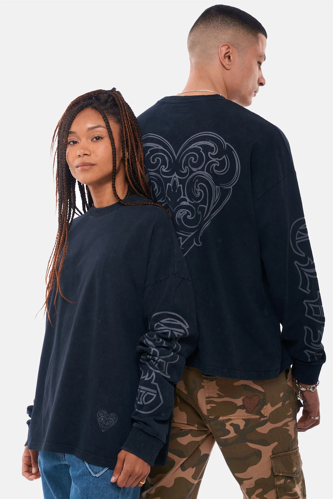 T-Shirt Farah - Black Wash - Image 6