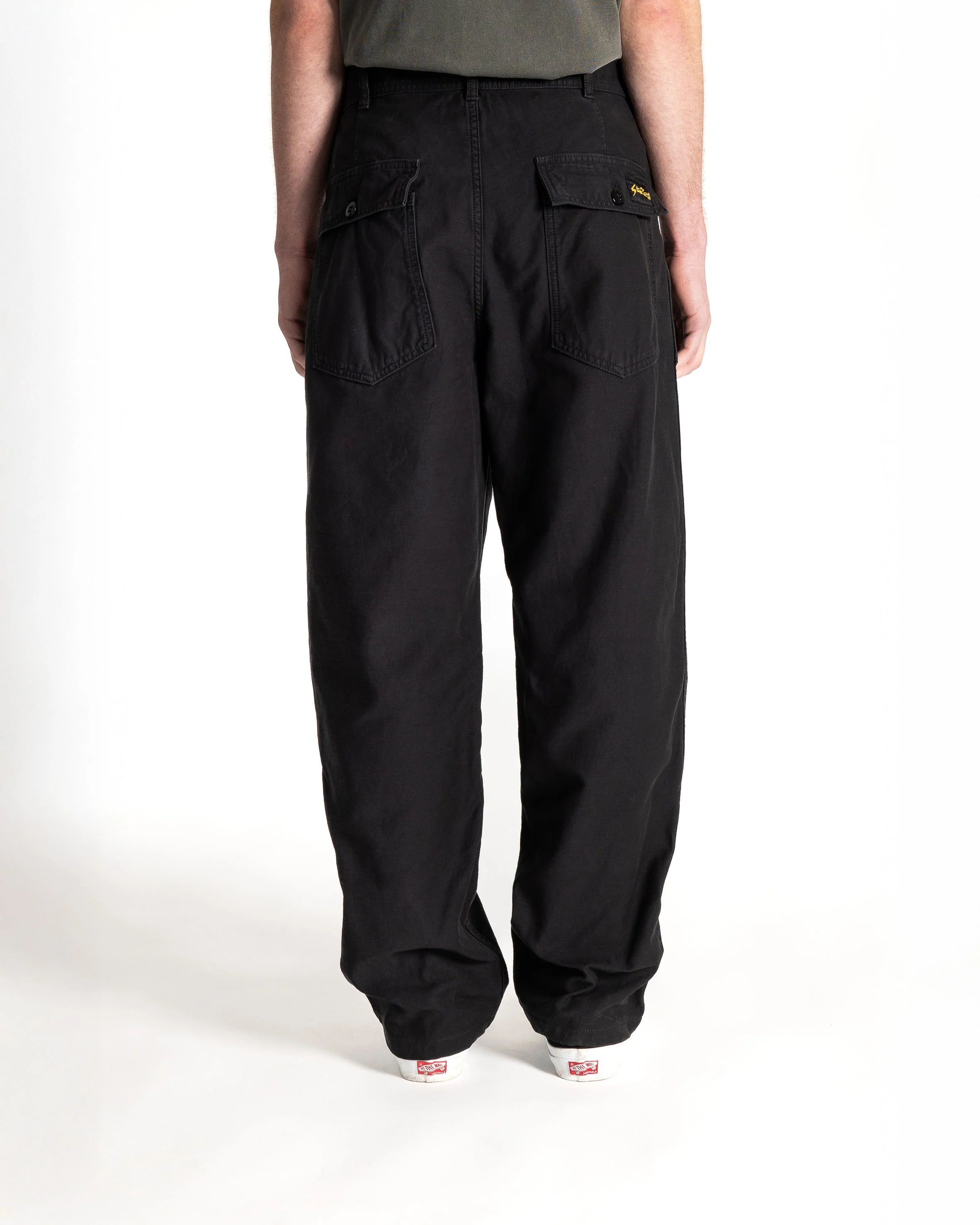 Fat Pant - Black Sateen - Image 2