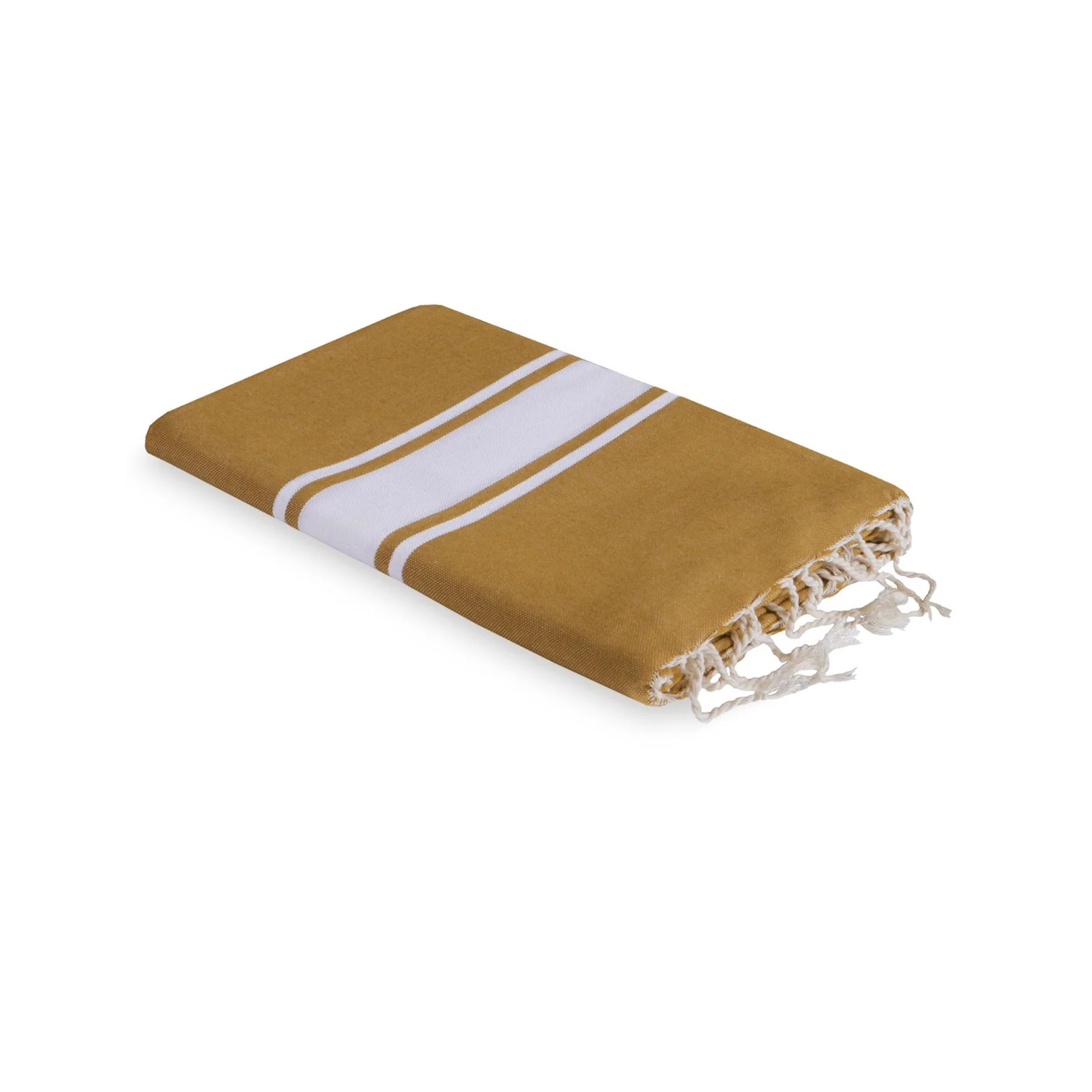 Fouta - Coton - Jaune Moutarde - St Tropez - Image 2