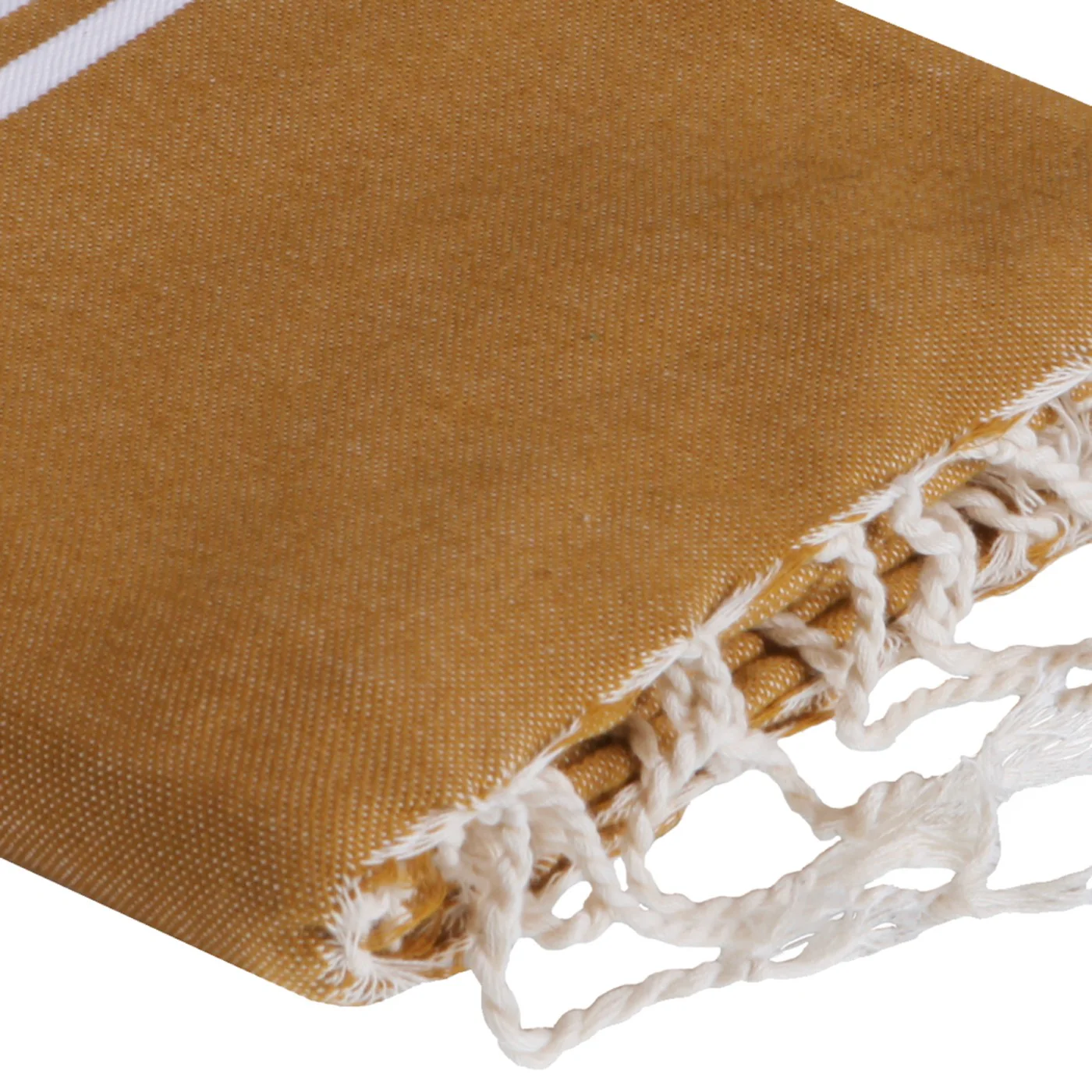 Fouta - Coton - Jaune Moutarde - St Tropez - Image 3