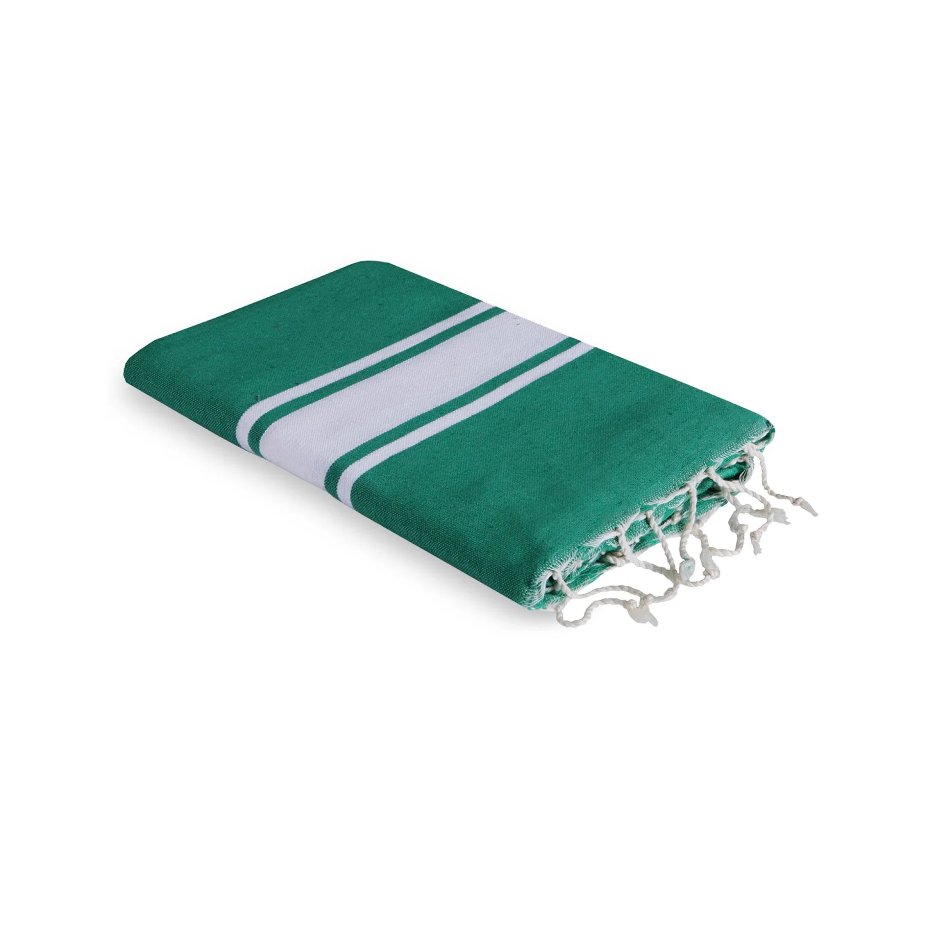 Fouta - Coton - Vert Brésil - St Tropez - Image 2